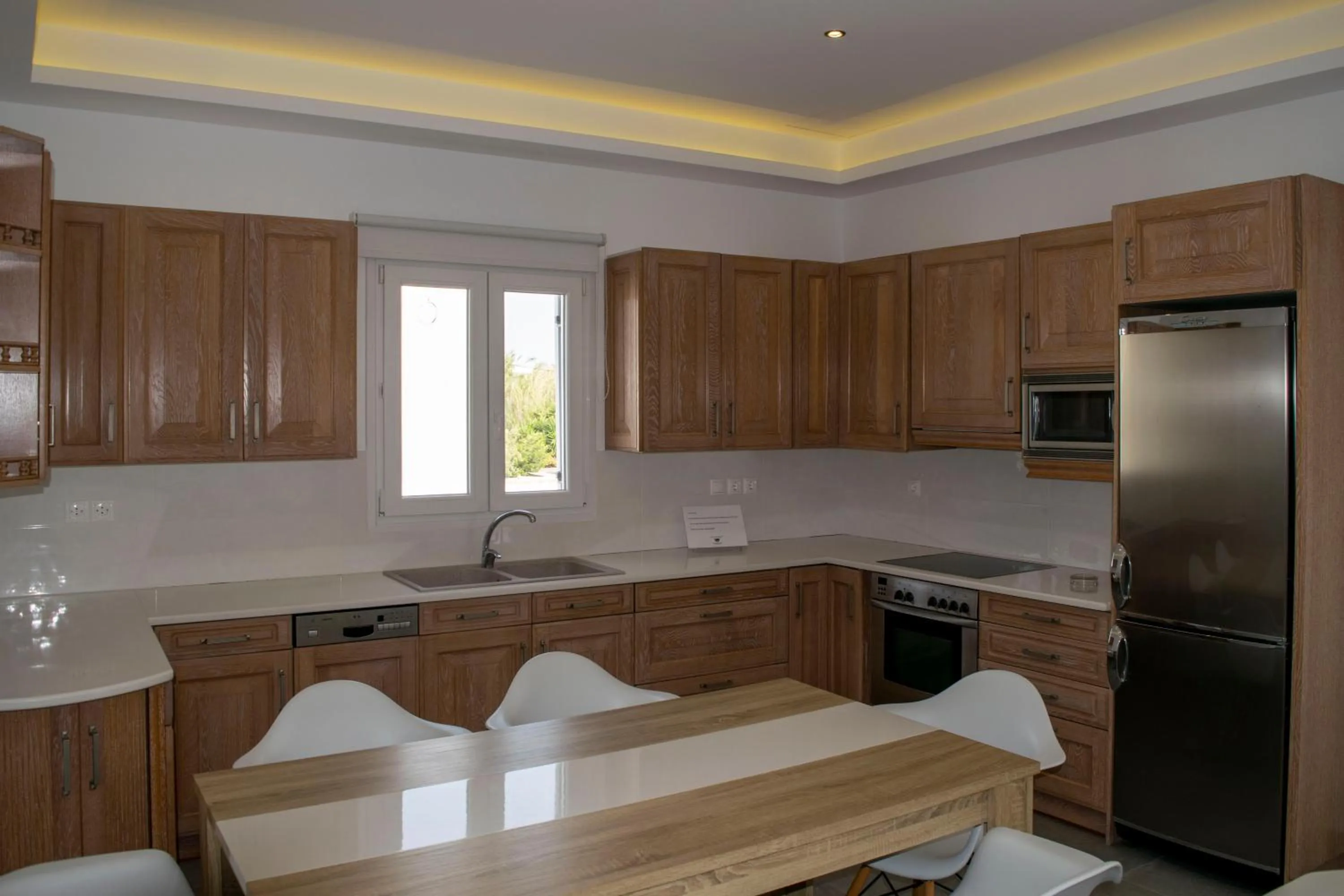 Kitchen or kitchenette in Giannoulaki Resort