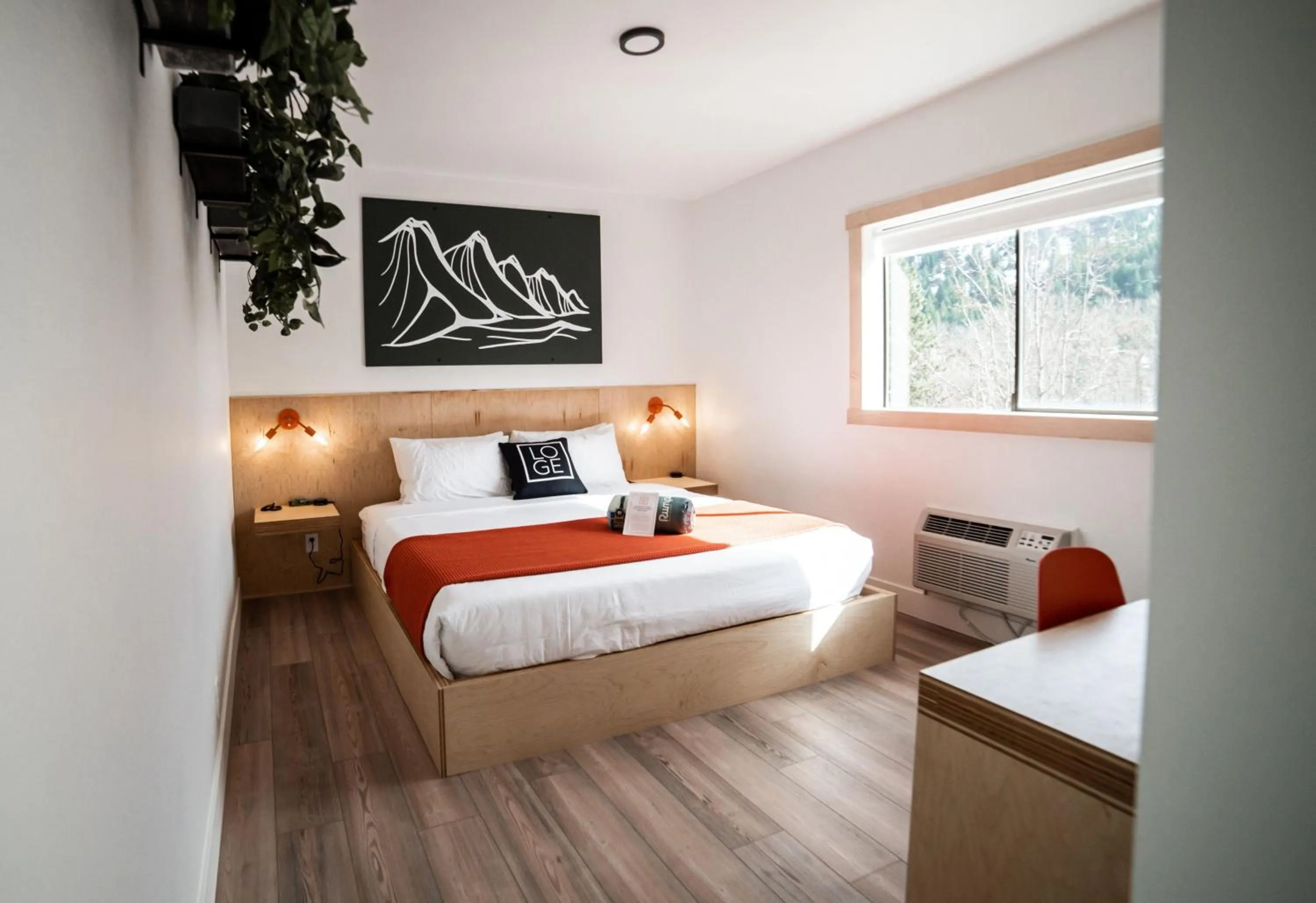 Bedroom, Bed in LOGE Leavenworth