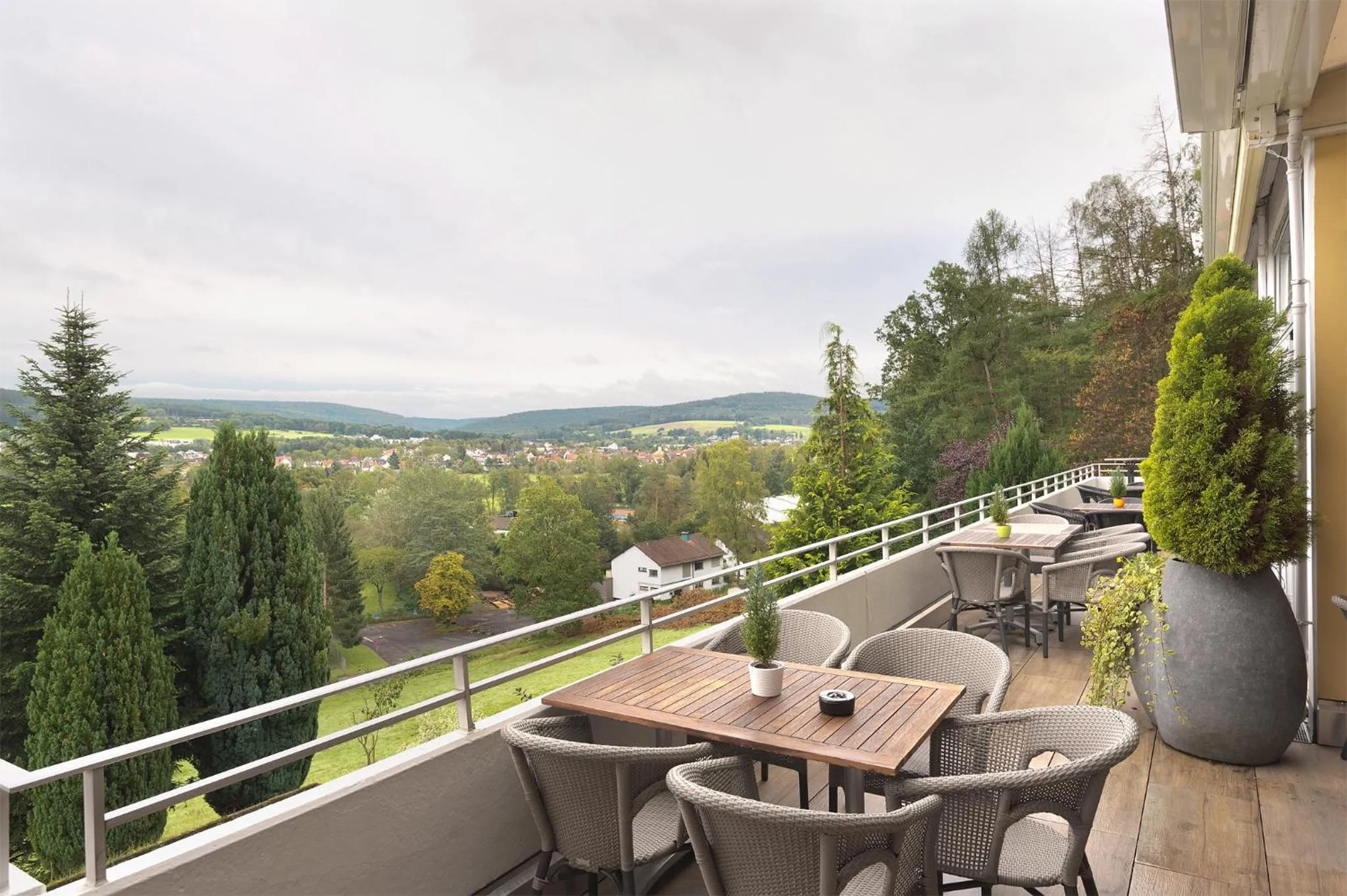 Balcony/Terrace in Trip Inn Landhotel Badsoden-Salmünster