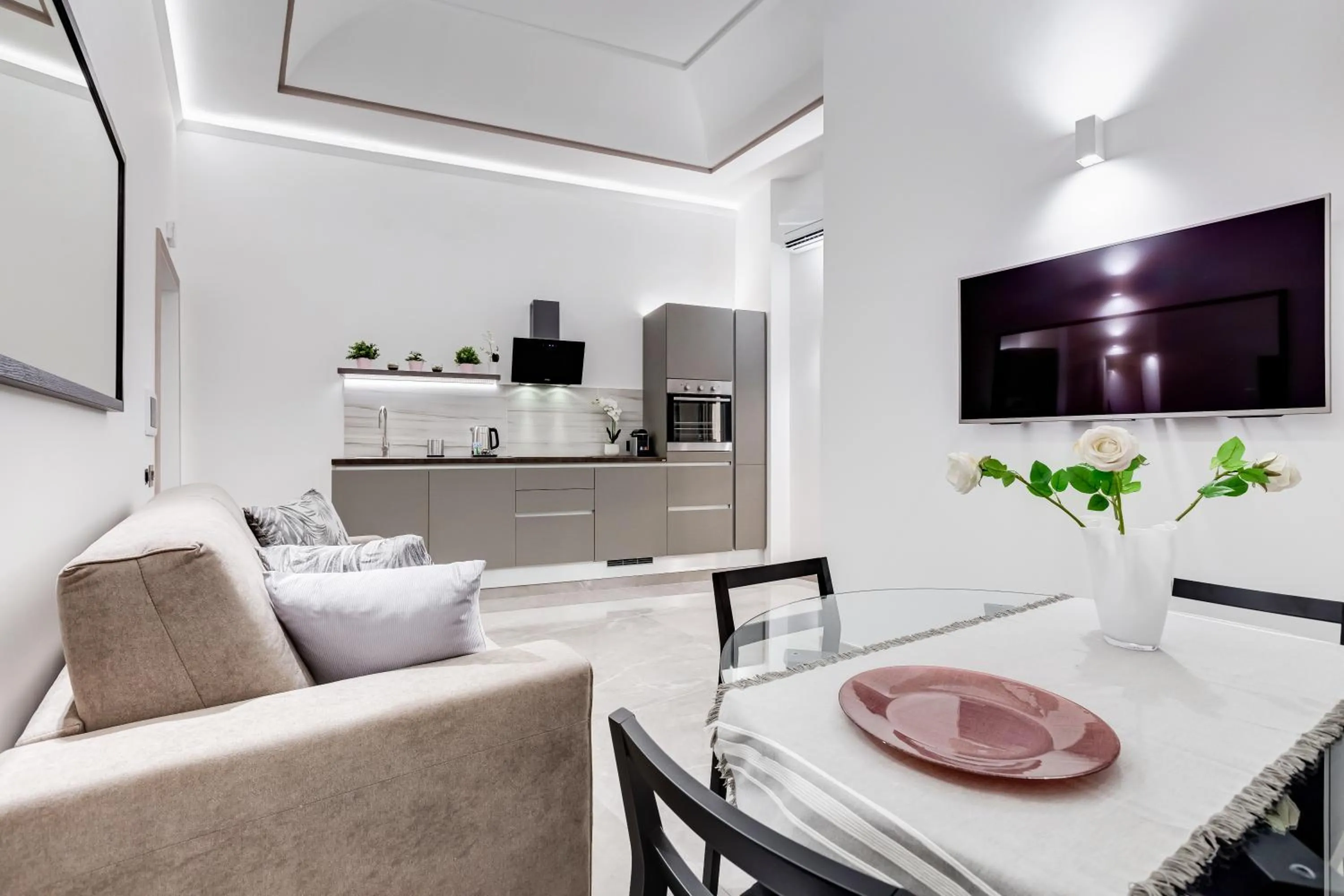 Living room in UnoSeiTre - Luxury Apartment & Suite