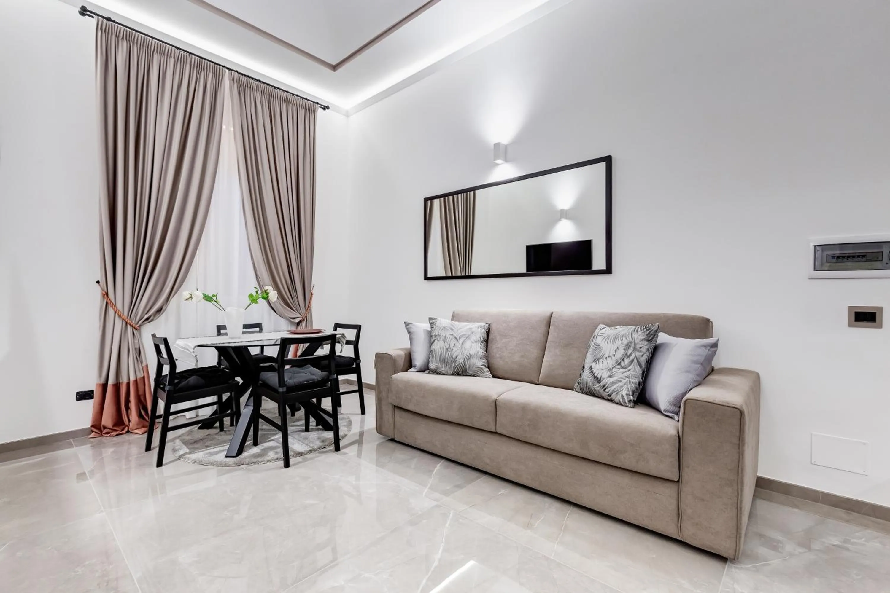 Living room in UnoSeiTre - Luxury Apartment & Suite