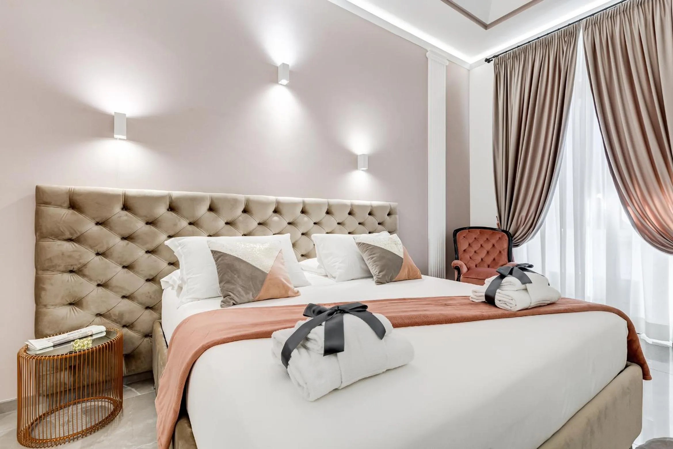 Bed in UnoSeiTre - Luxury Apartment & Suite