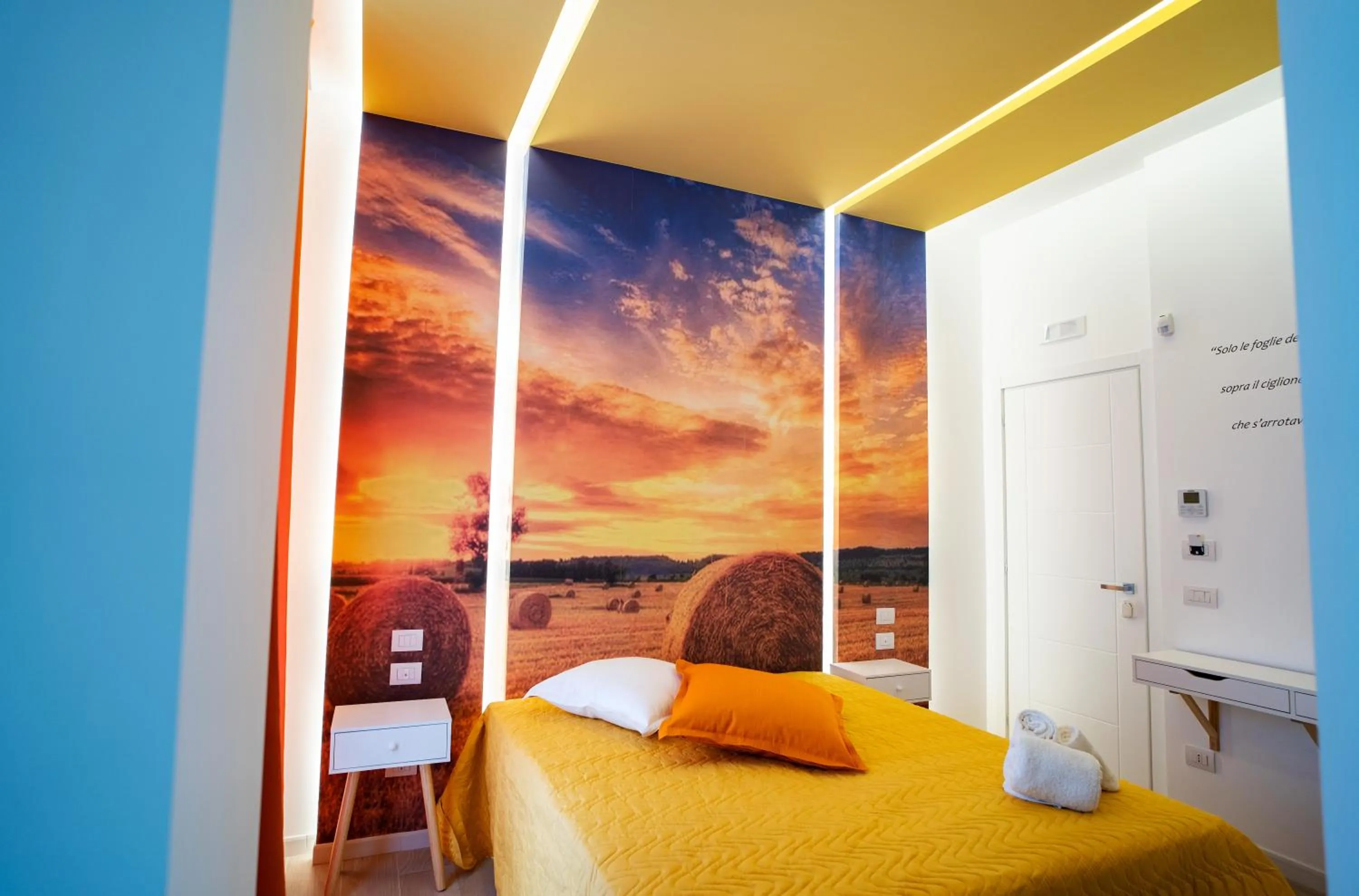 Bedroom, Bed in L' Angolo dei poeti - Bed and Breakfast