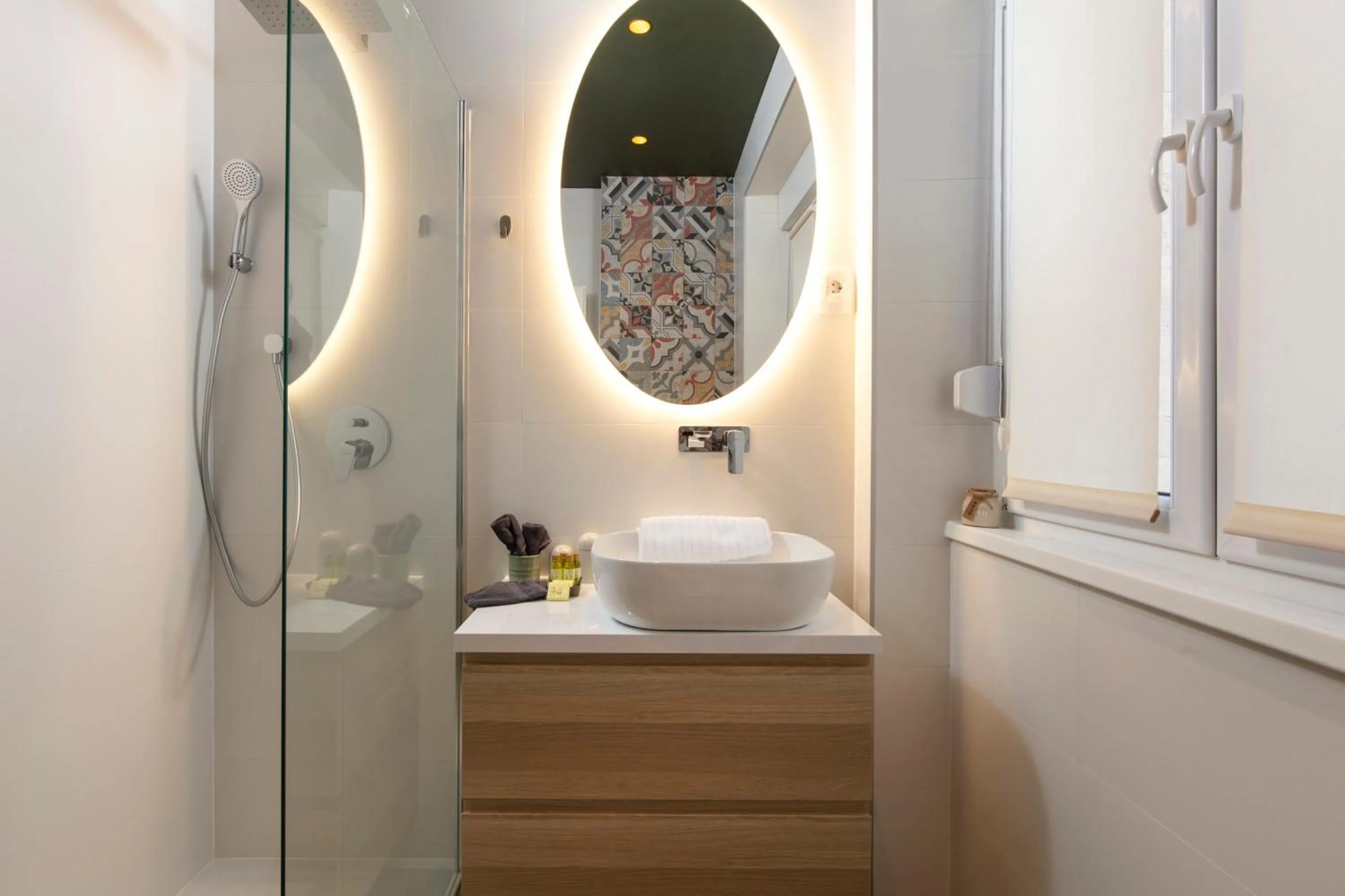 Bathroom in Aborda Rooms