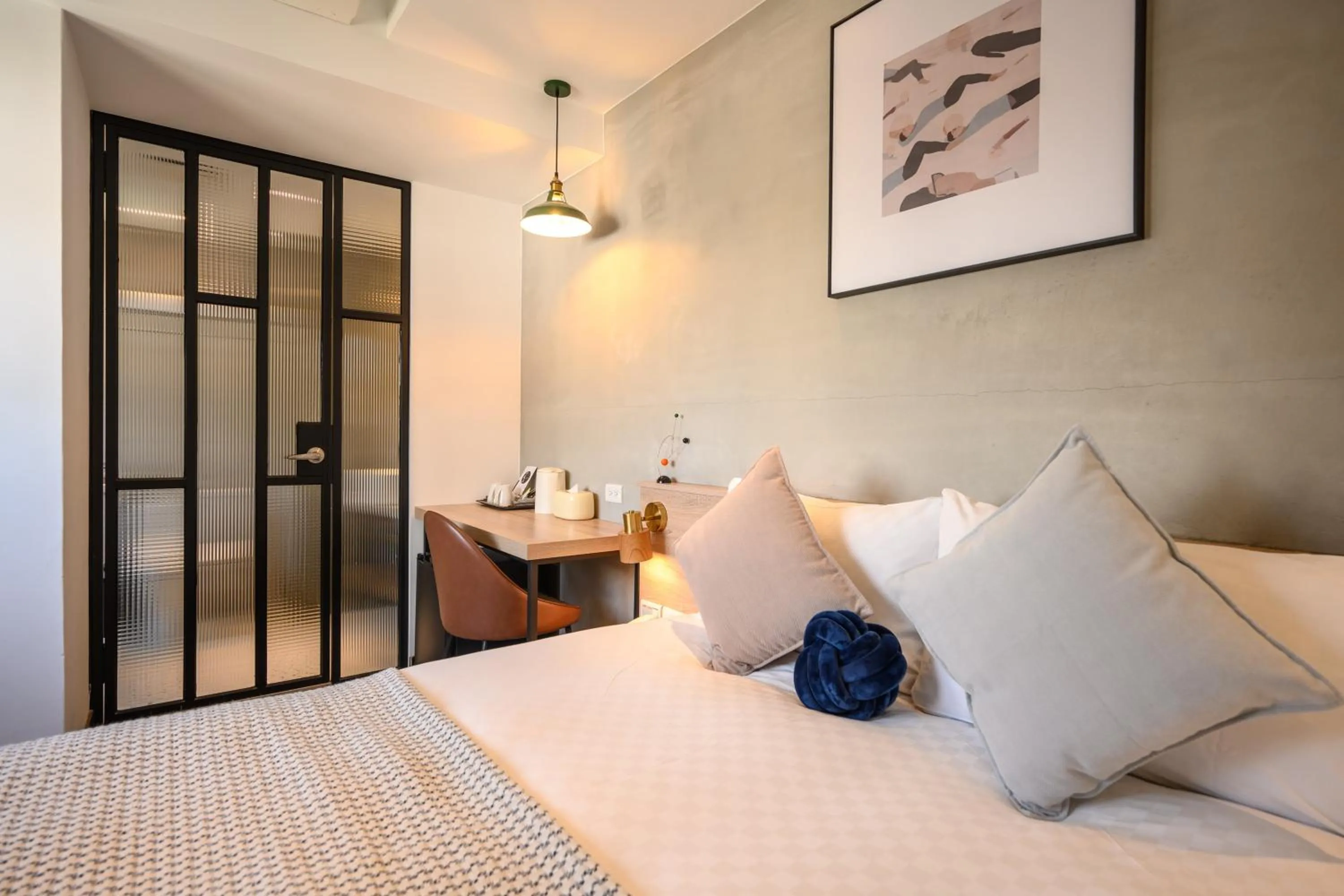 Bed in Hotel East Taichung