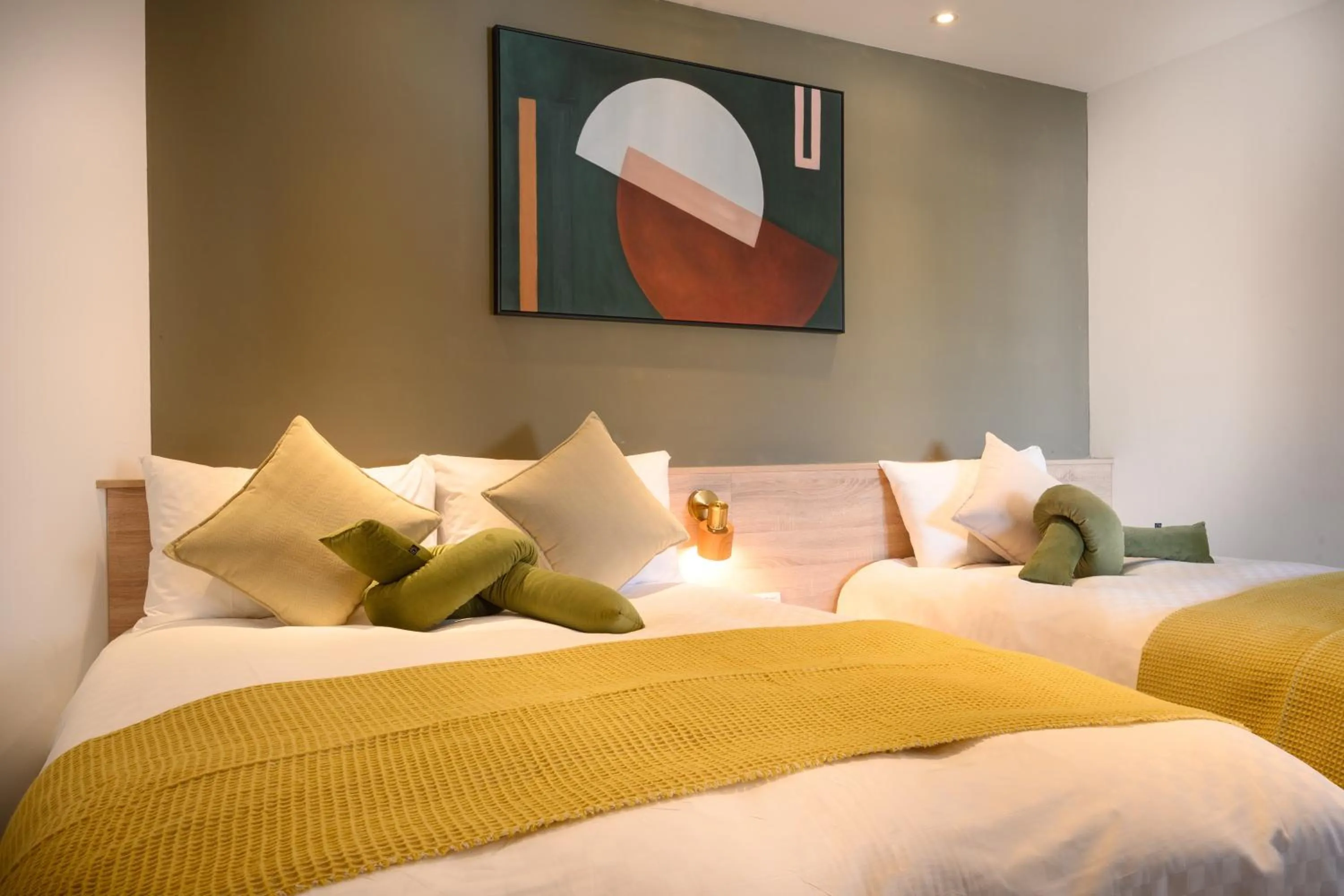 Bed in Hotel East Taichung