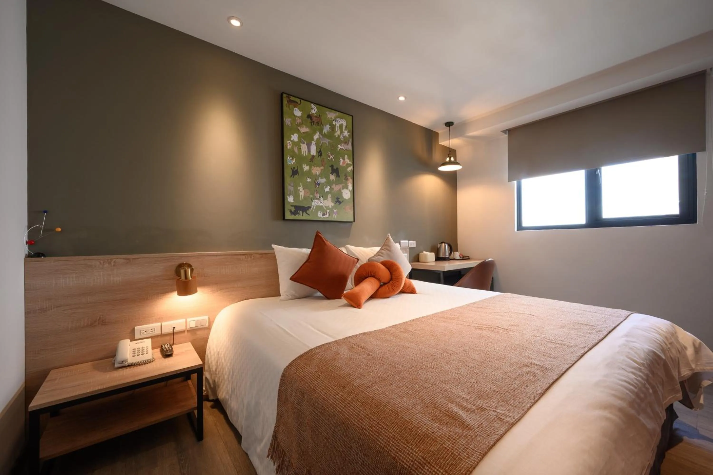 Bed in Hotel East Taichung