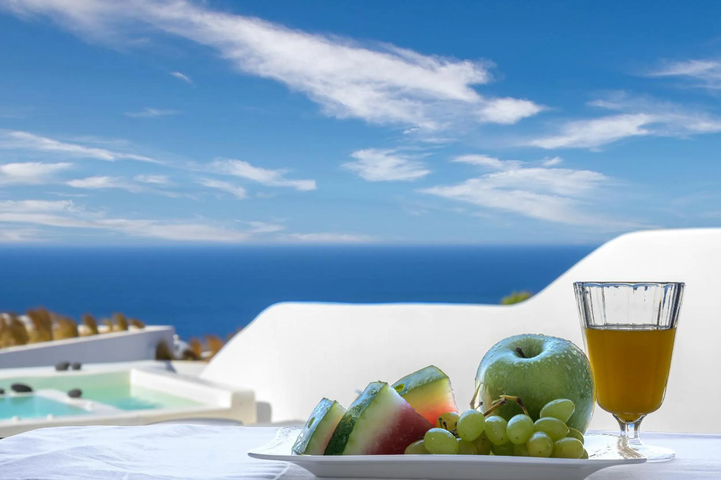 Sea view in Santolia Art Suites