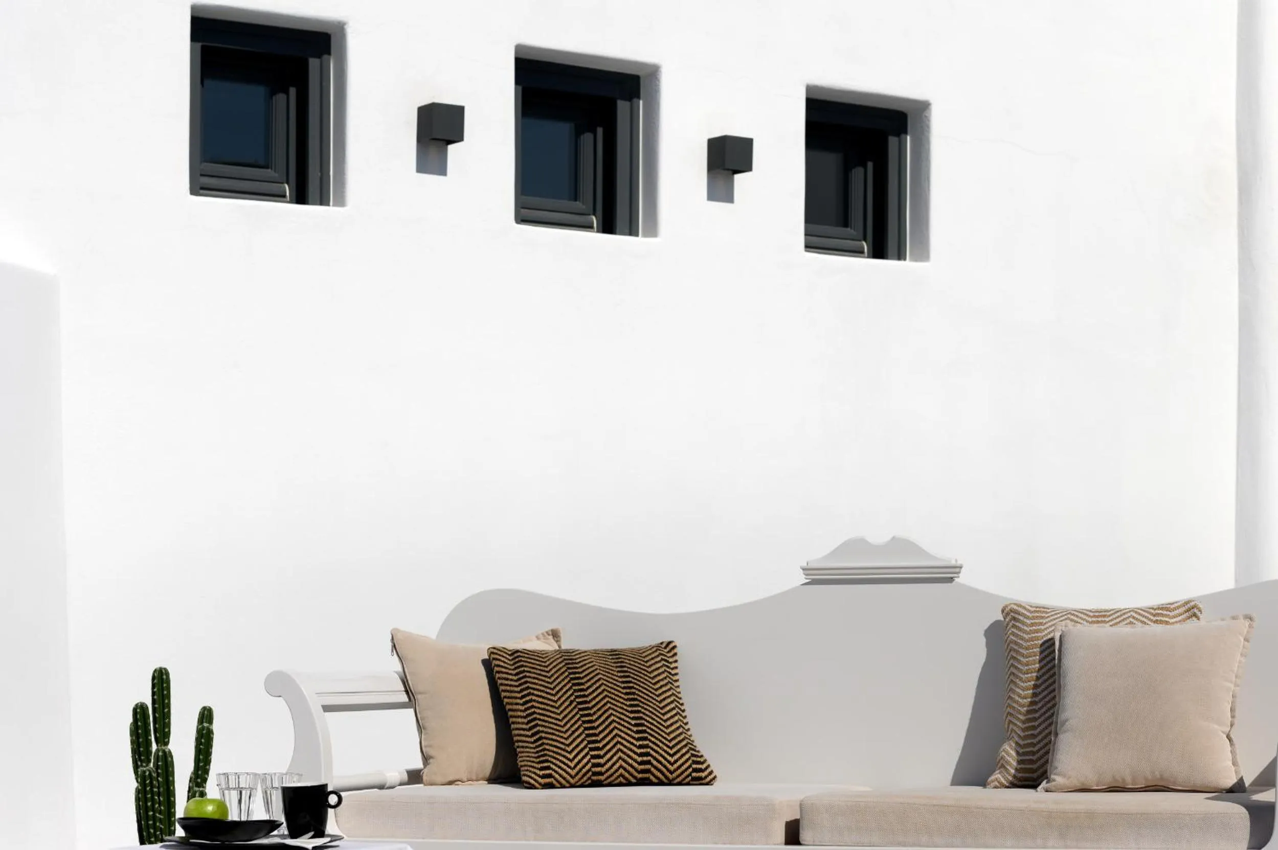 Balcony/Terrace in Santolia Art Suites
