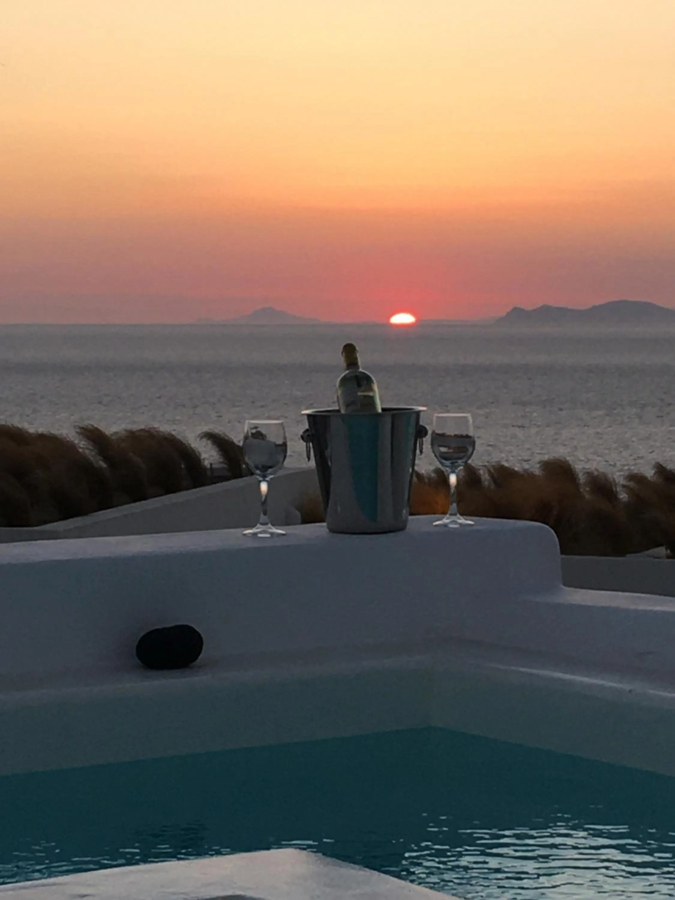 Swimming pool in Santolia Art Suites