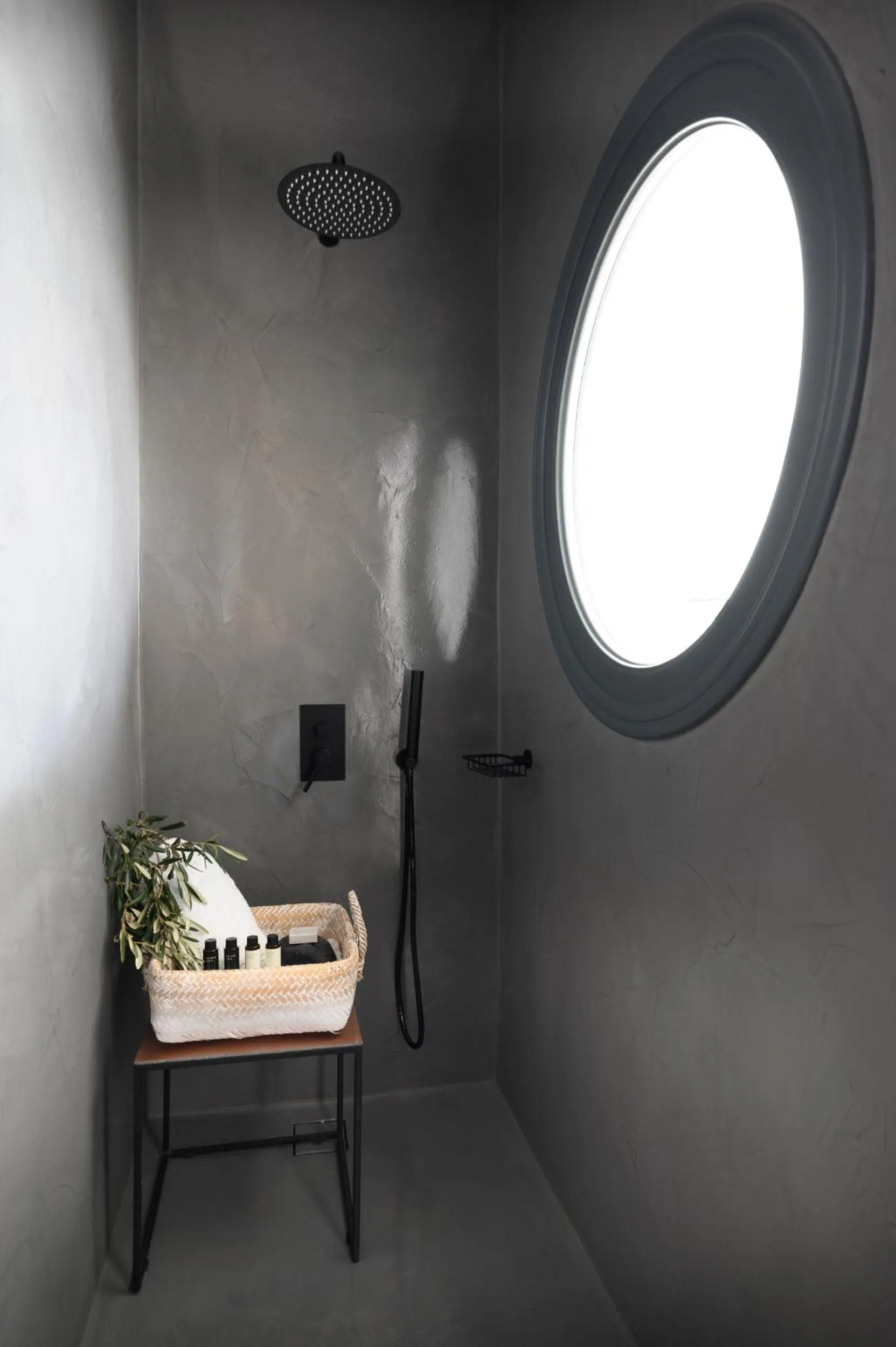 Bathroom in Santolia Art Suites