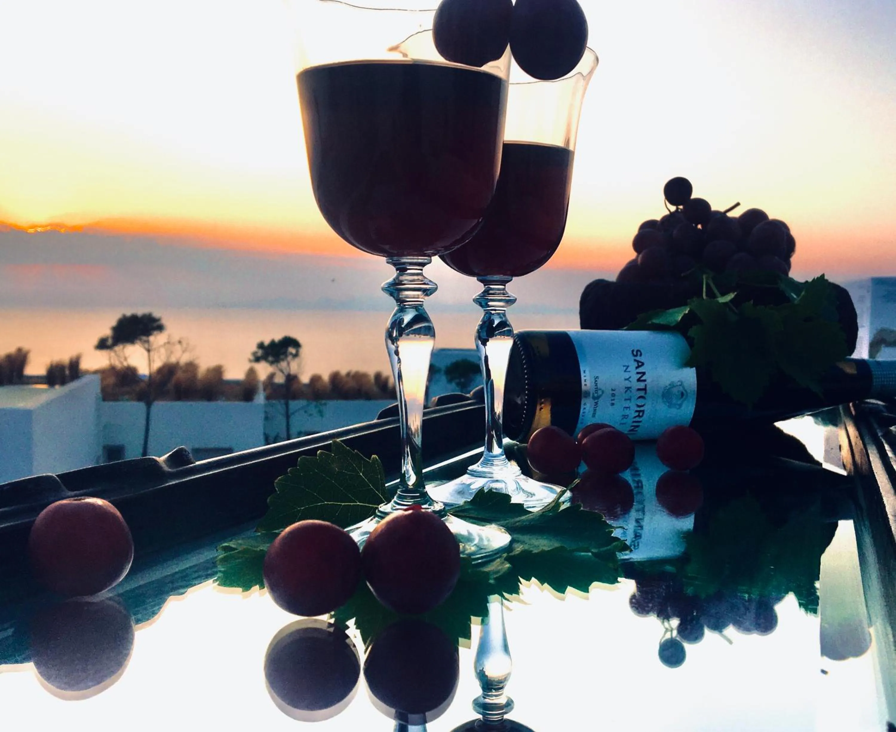 Balcony/Terrace in Santolia Art Suites