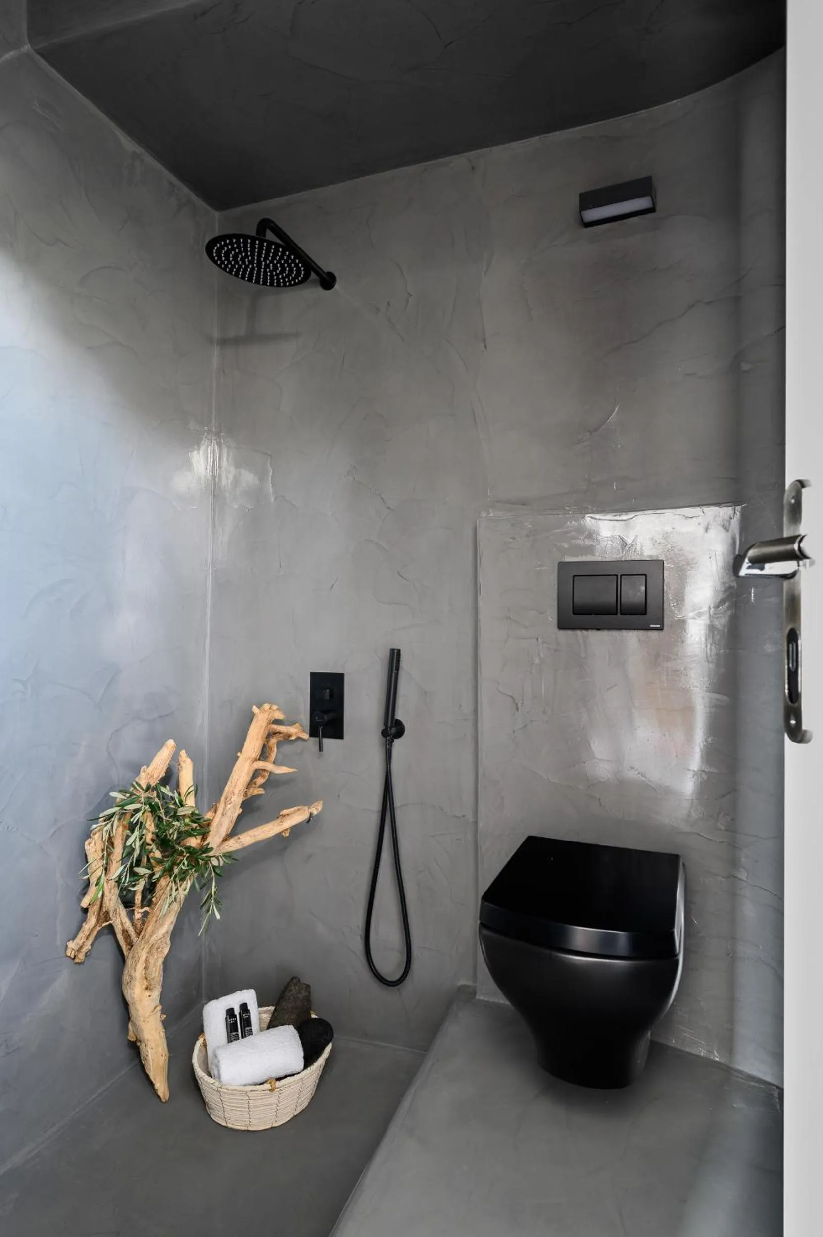 Bathroom in Santolia Art Suites