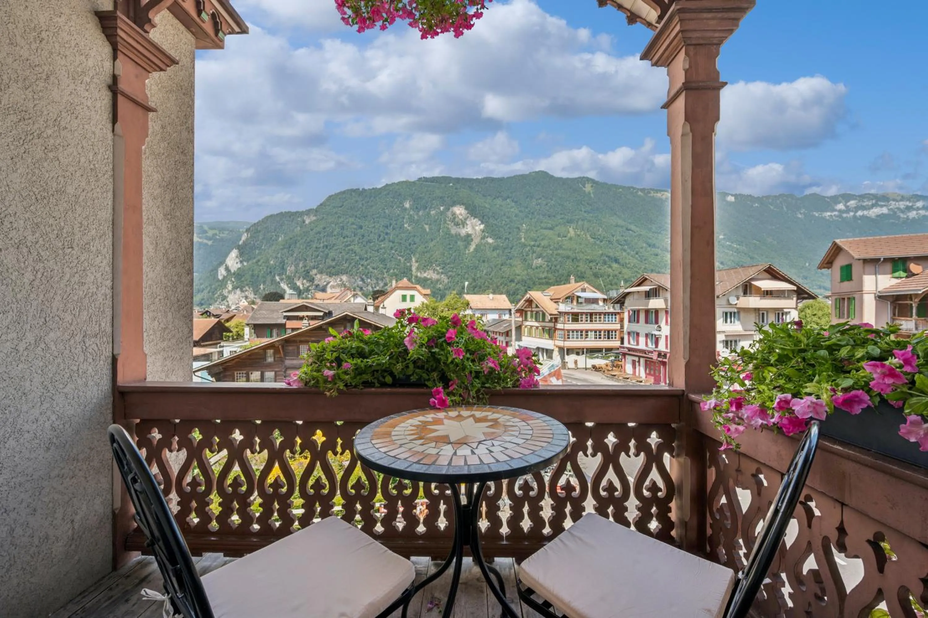 Balcony/Terrace in Hotel Sonne Interlaken-Matten