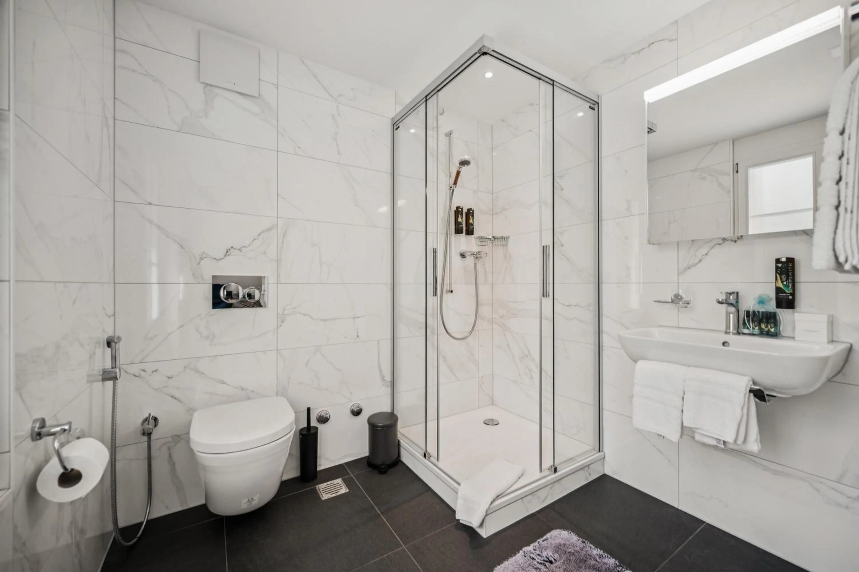 Shower in Hotel Sonne Interlaken-Matten