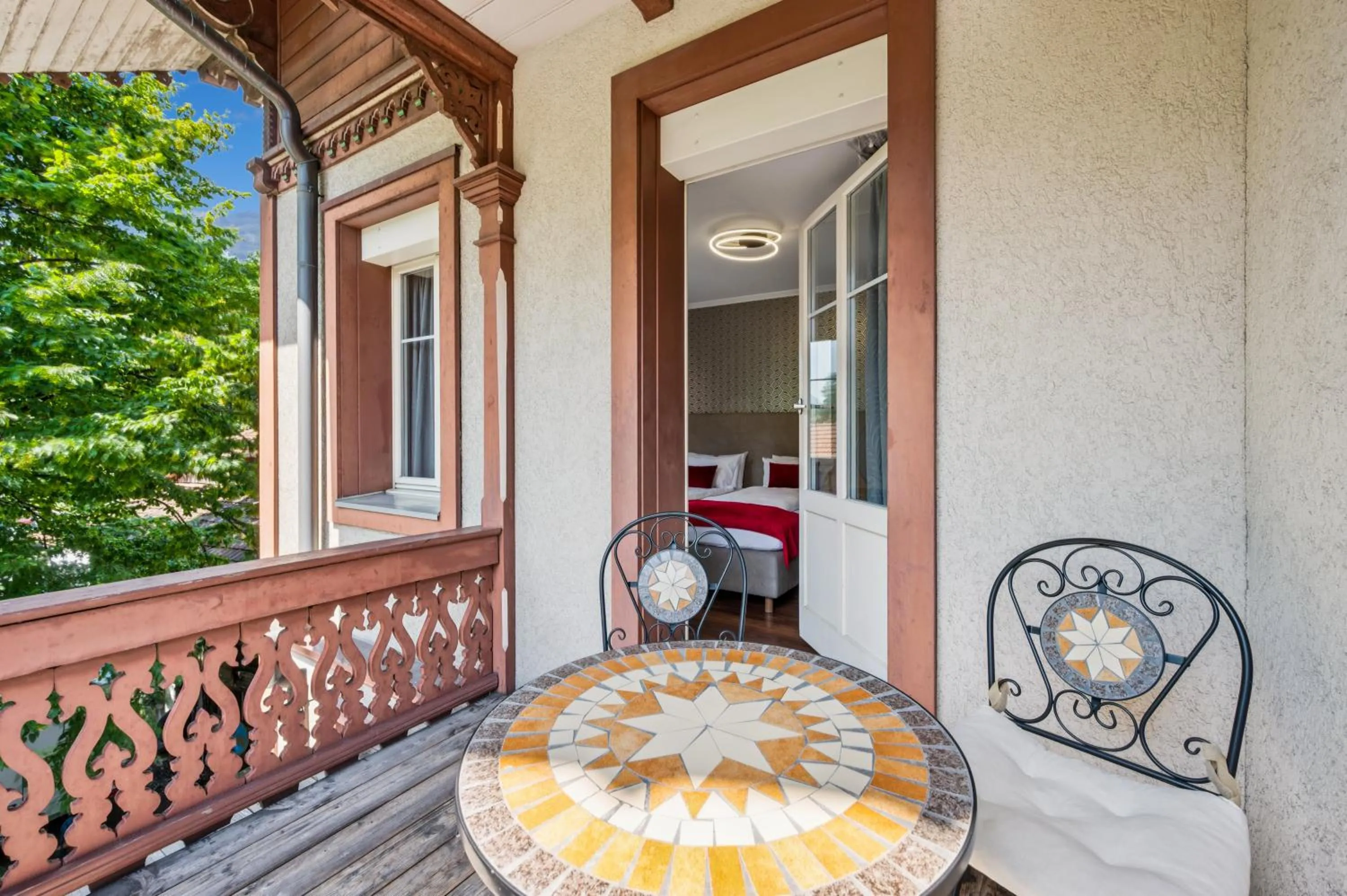 Balcony/Terrace in Hotel Sonne Interlaken-Matten
