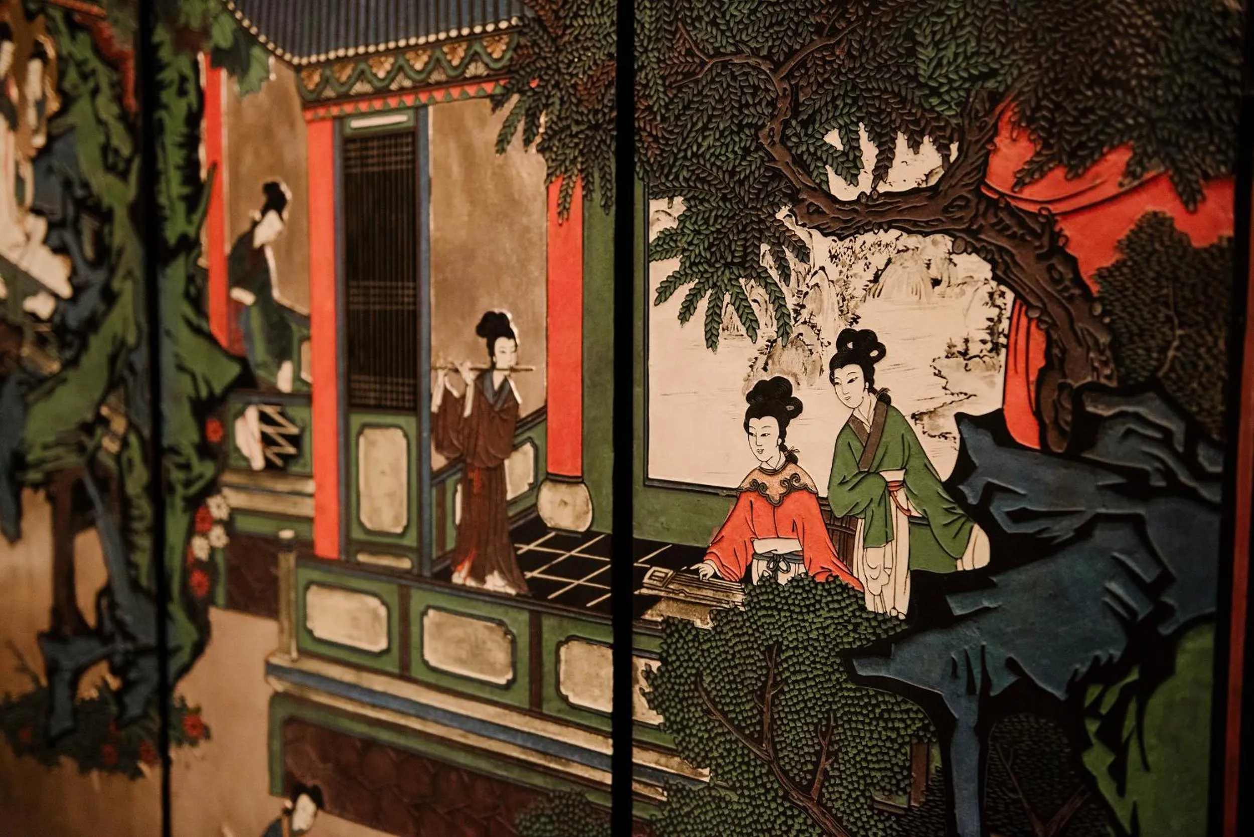 Decorative detail in Newton Hall