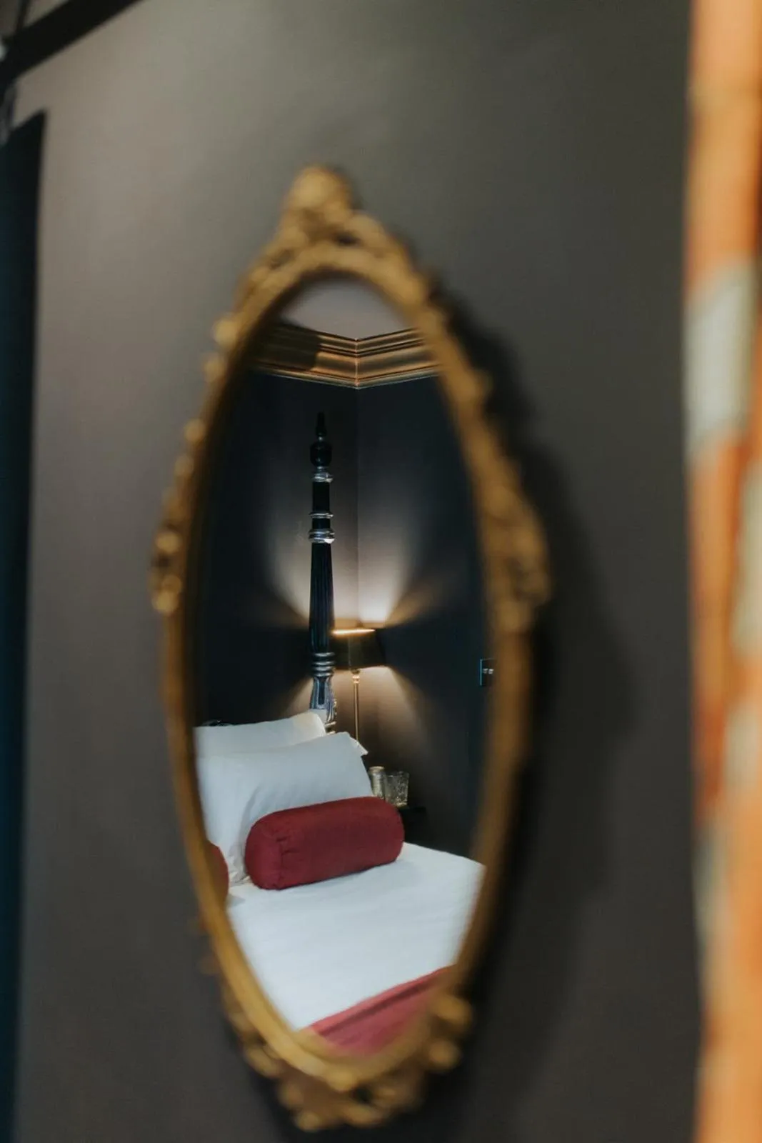 Decorative detail, Bed in Newton Hall