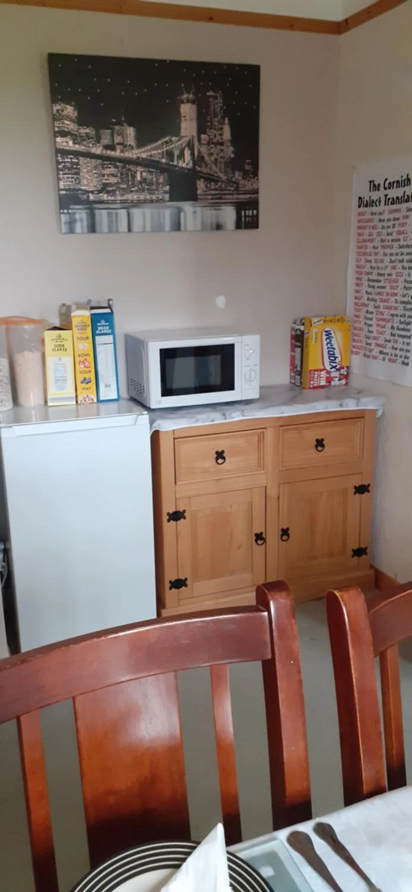 Dining area in West Point B&B