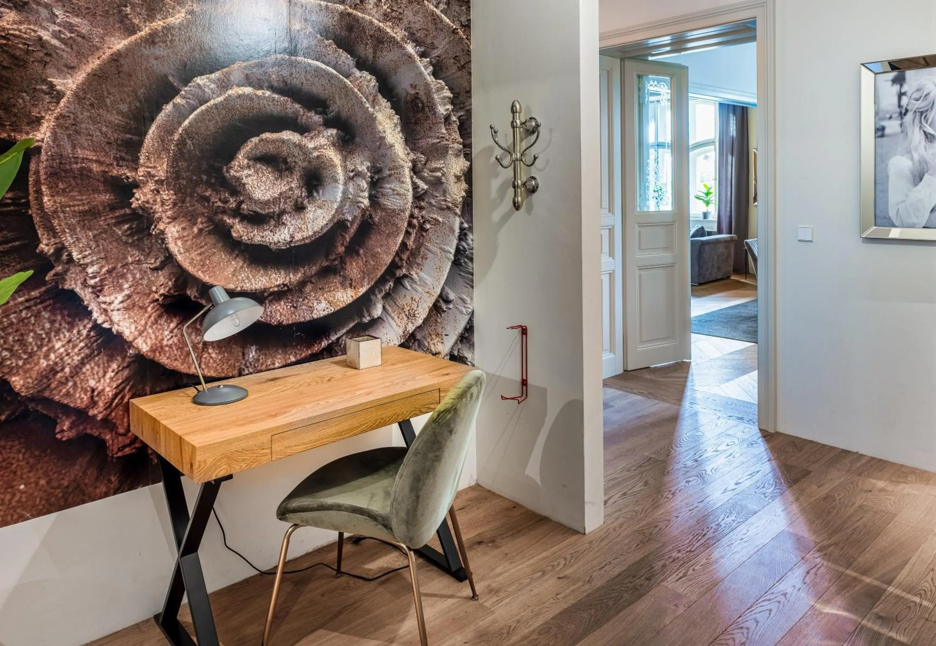 Seating area in MN6 Luxury Suites by Adrez