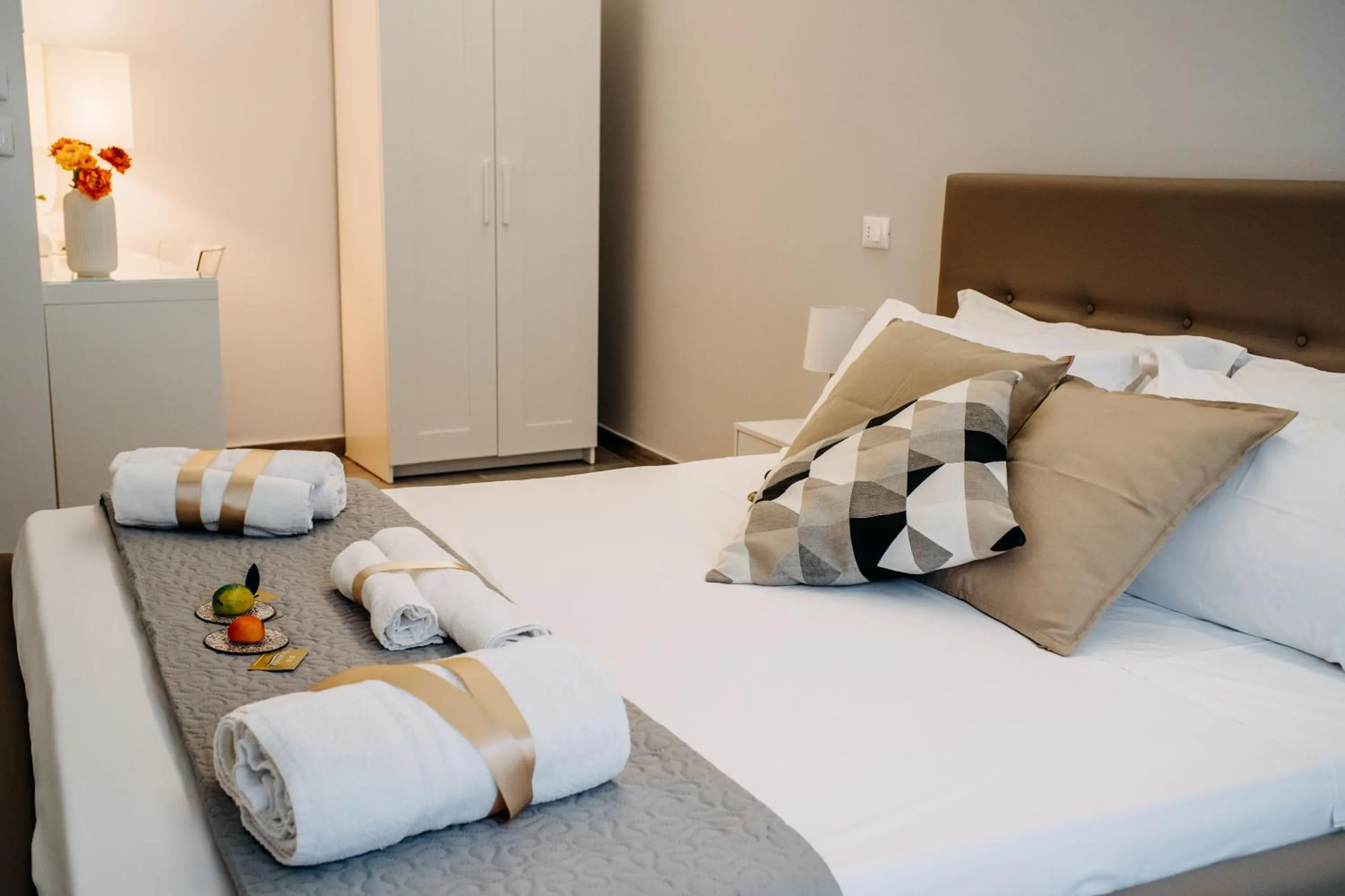 Bed in B&B Stramondo