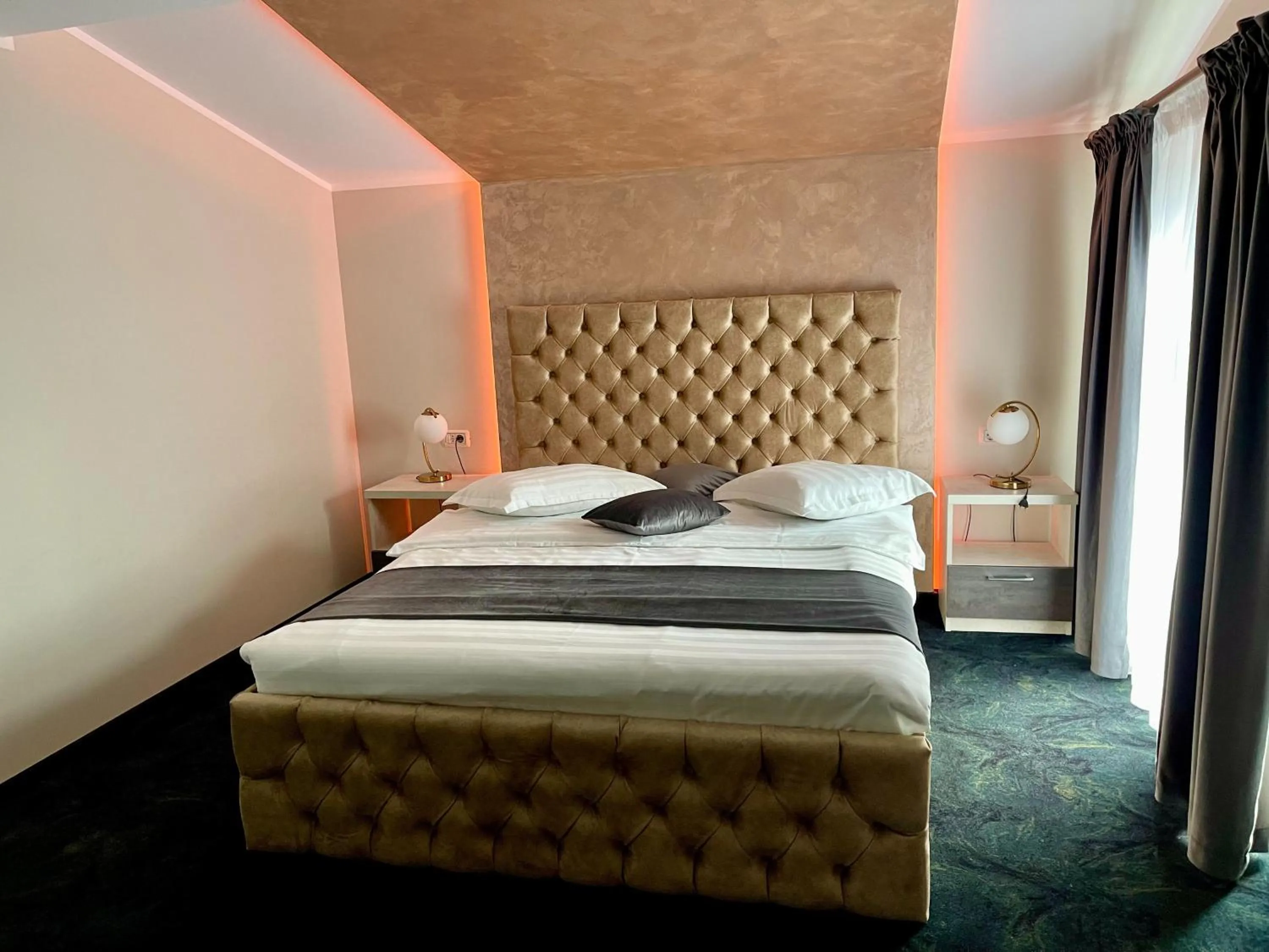 Bed in ZEN Hotel Focșani