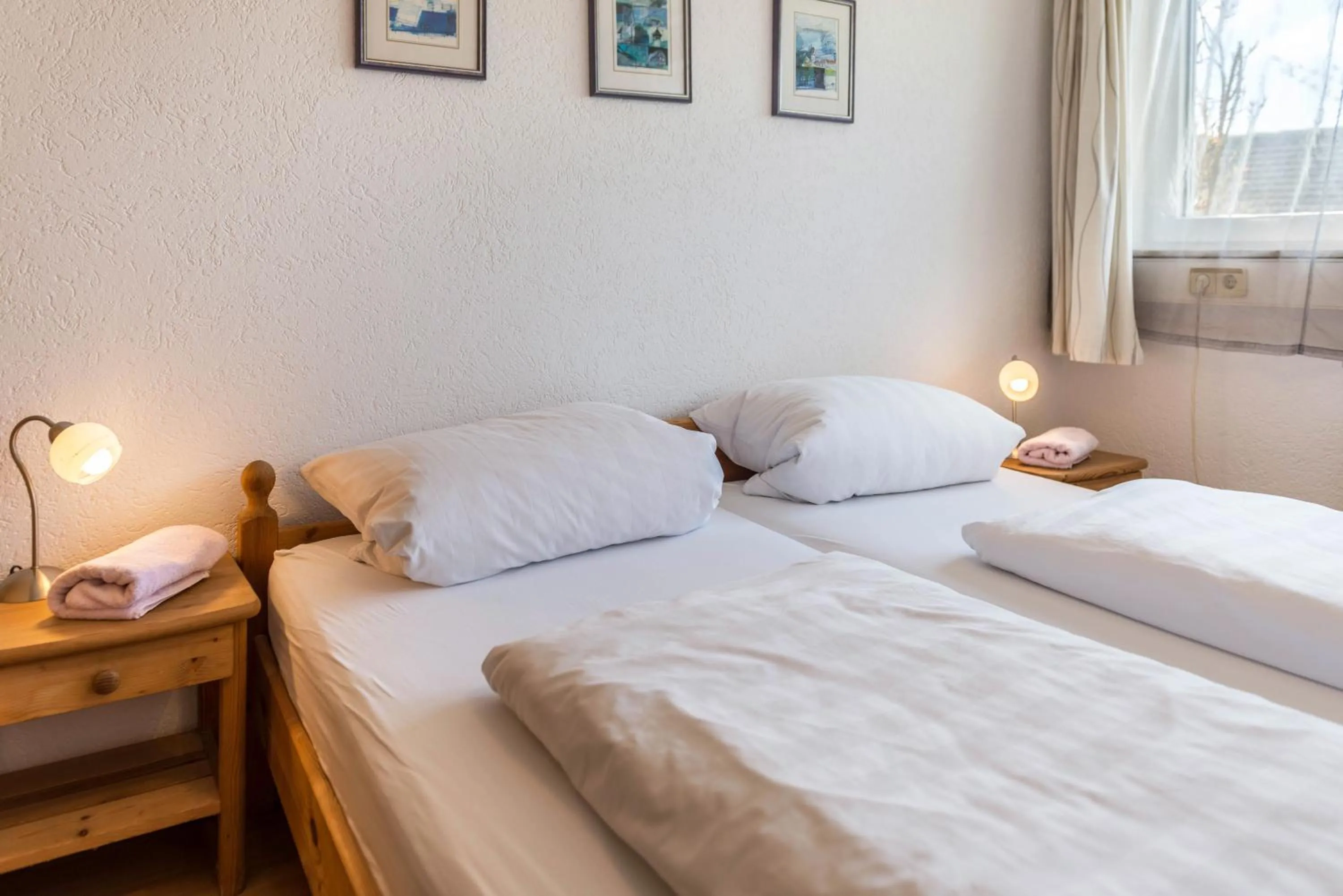 Living room, Bed in Ferienwohnung Munding