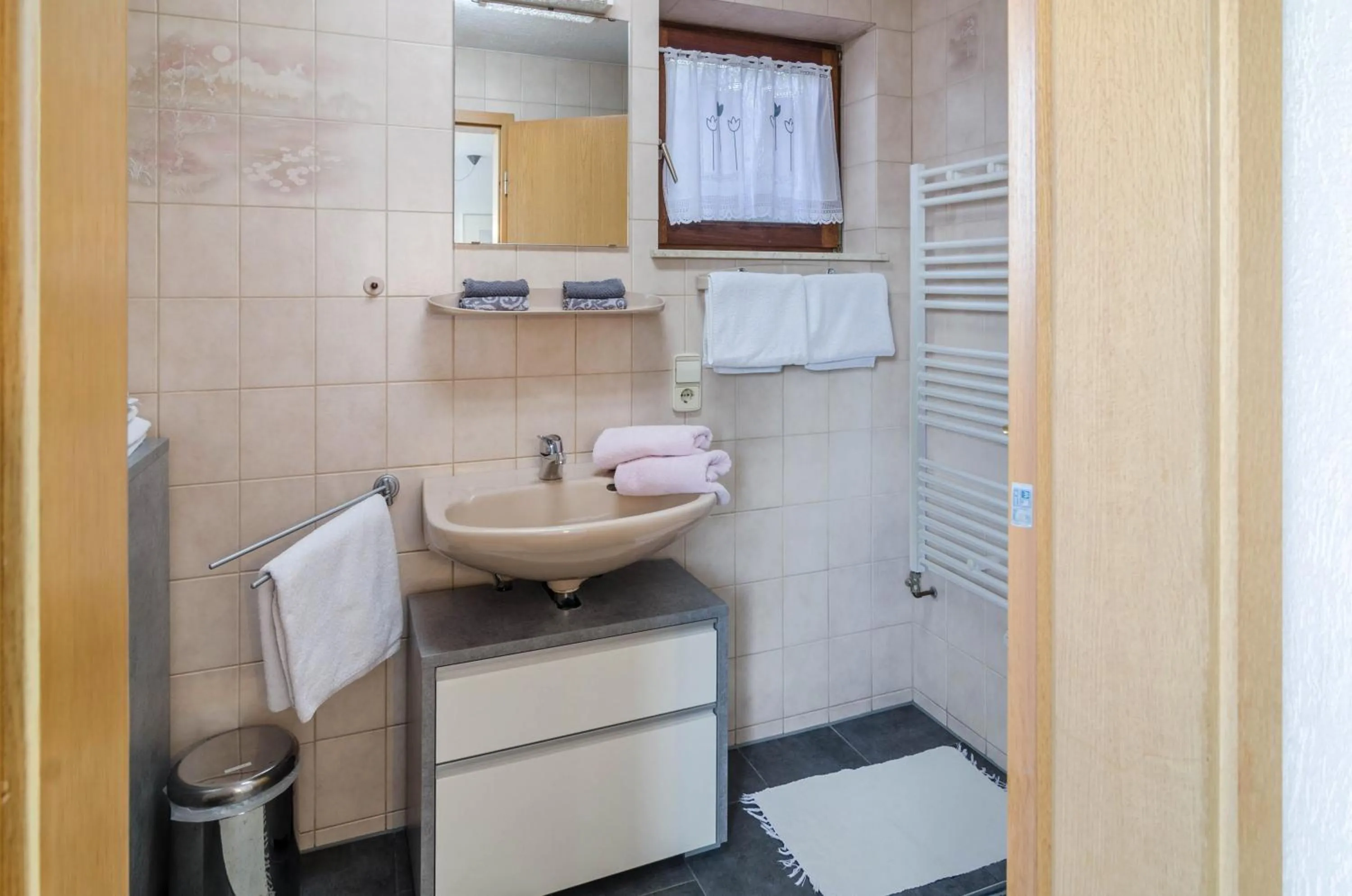 Bathroom in Ferienwohnung Munding