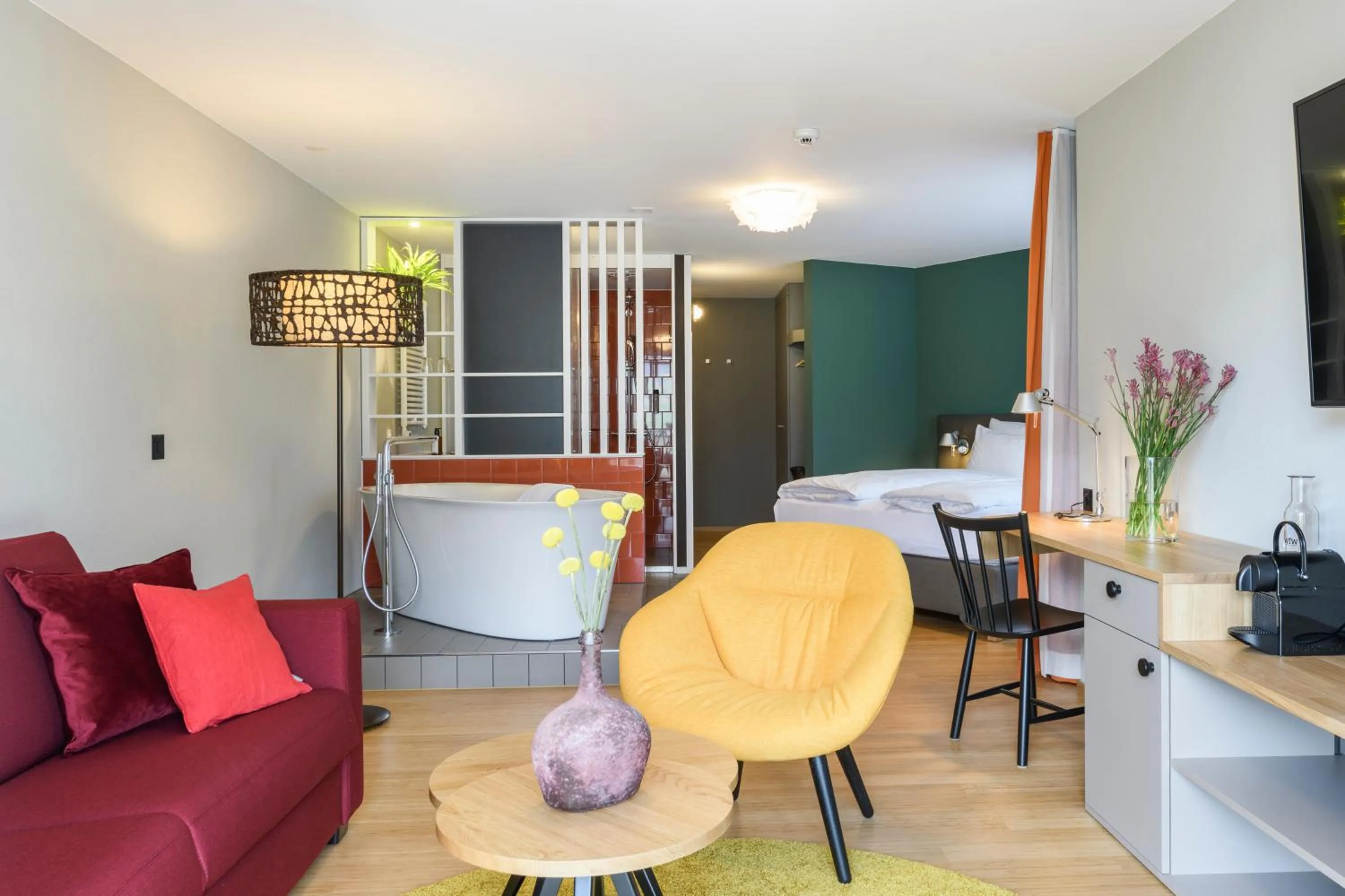 Bed in Seehotel Wilerbad Spa & Seminar