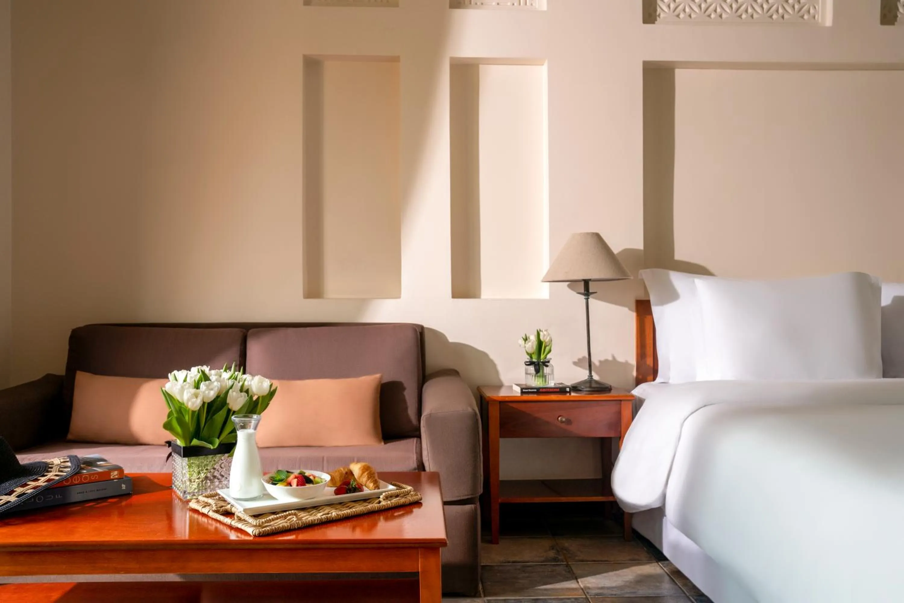 Bed in Novotel Bahrain Al Dana Resort