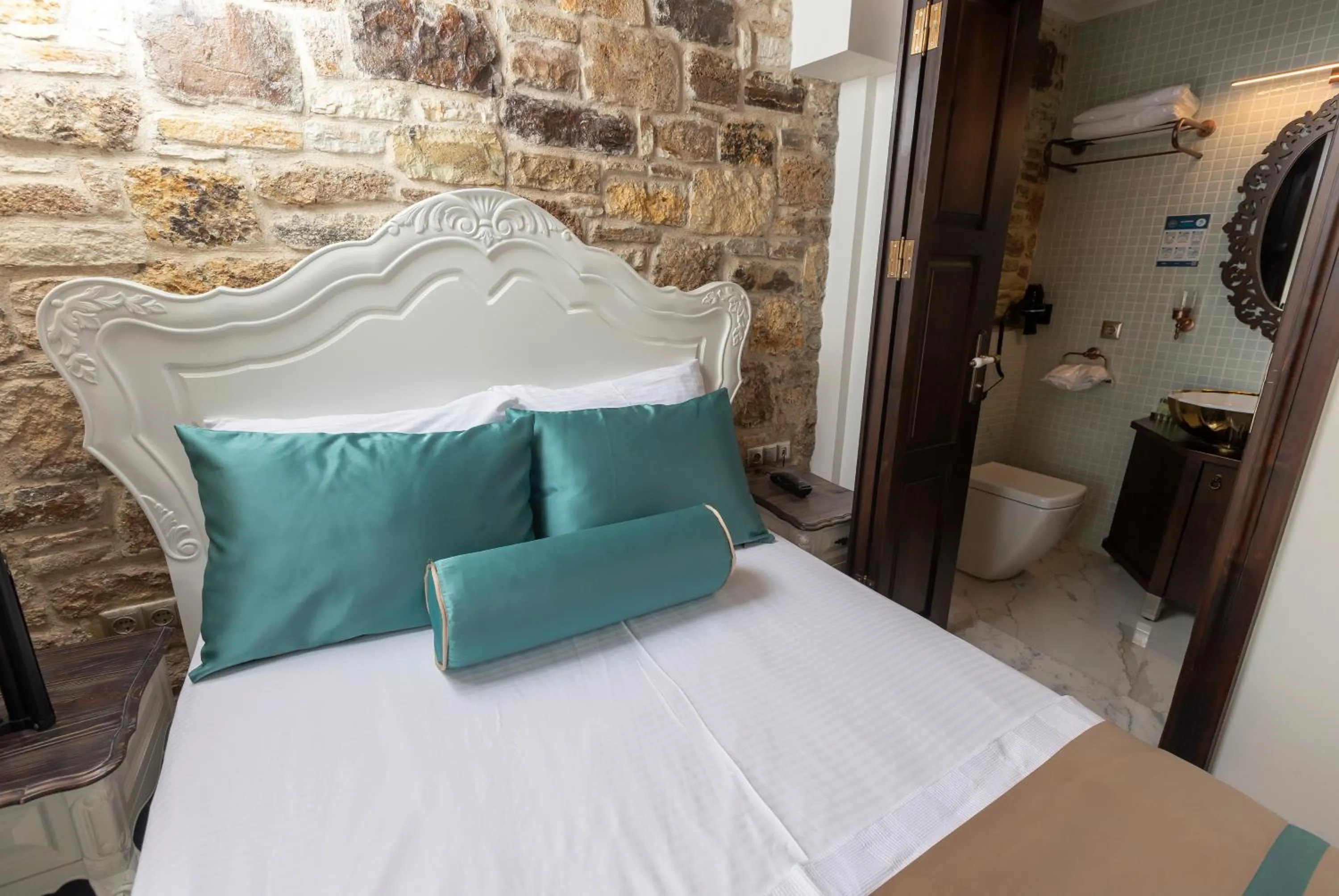 Bed in Marina Foça Hotel