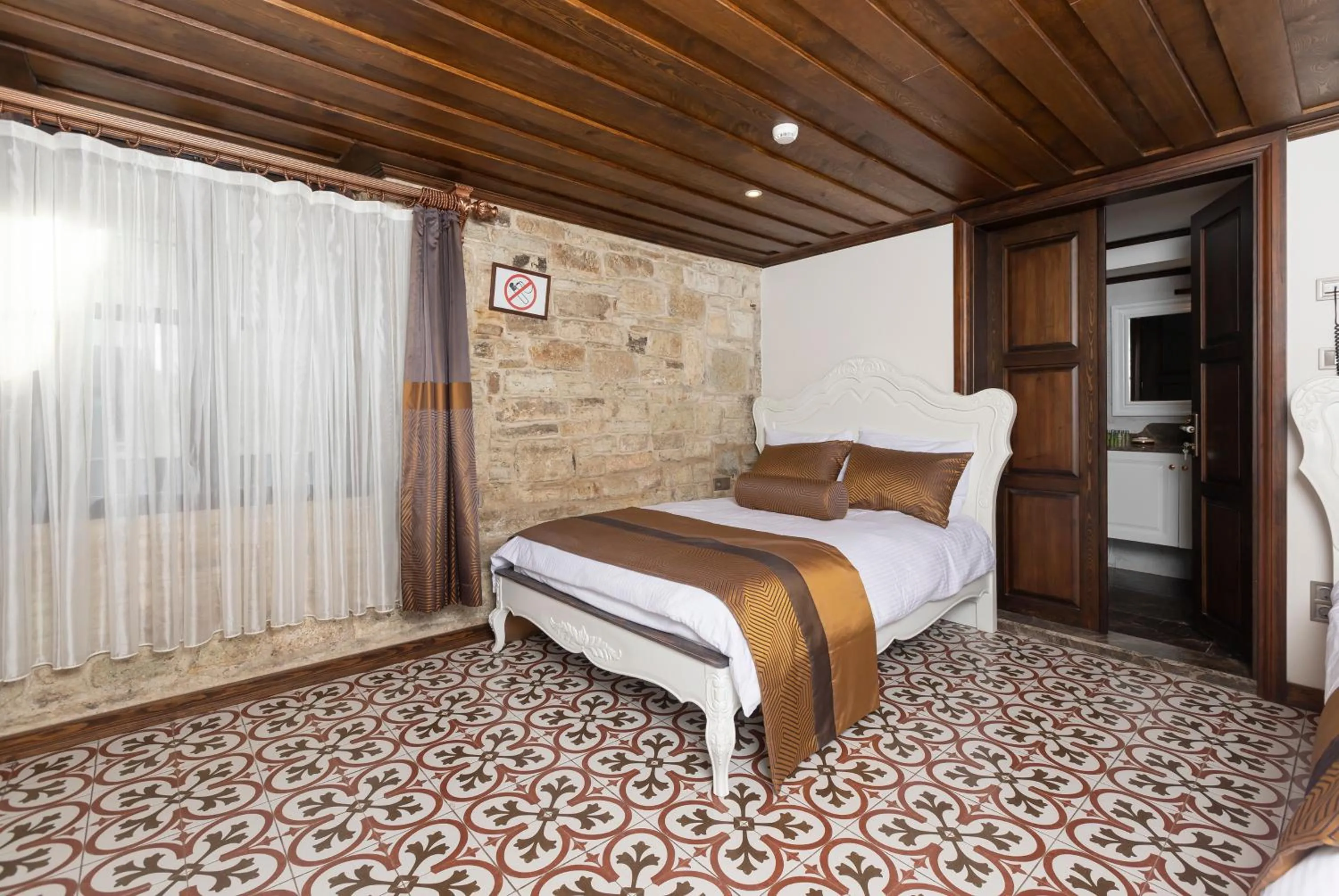 Bed in Marina Foça Hotel