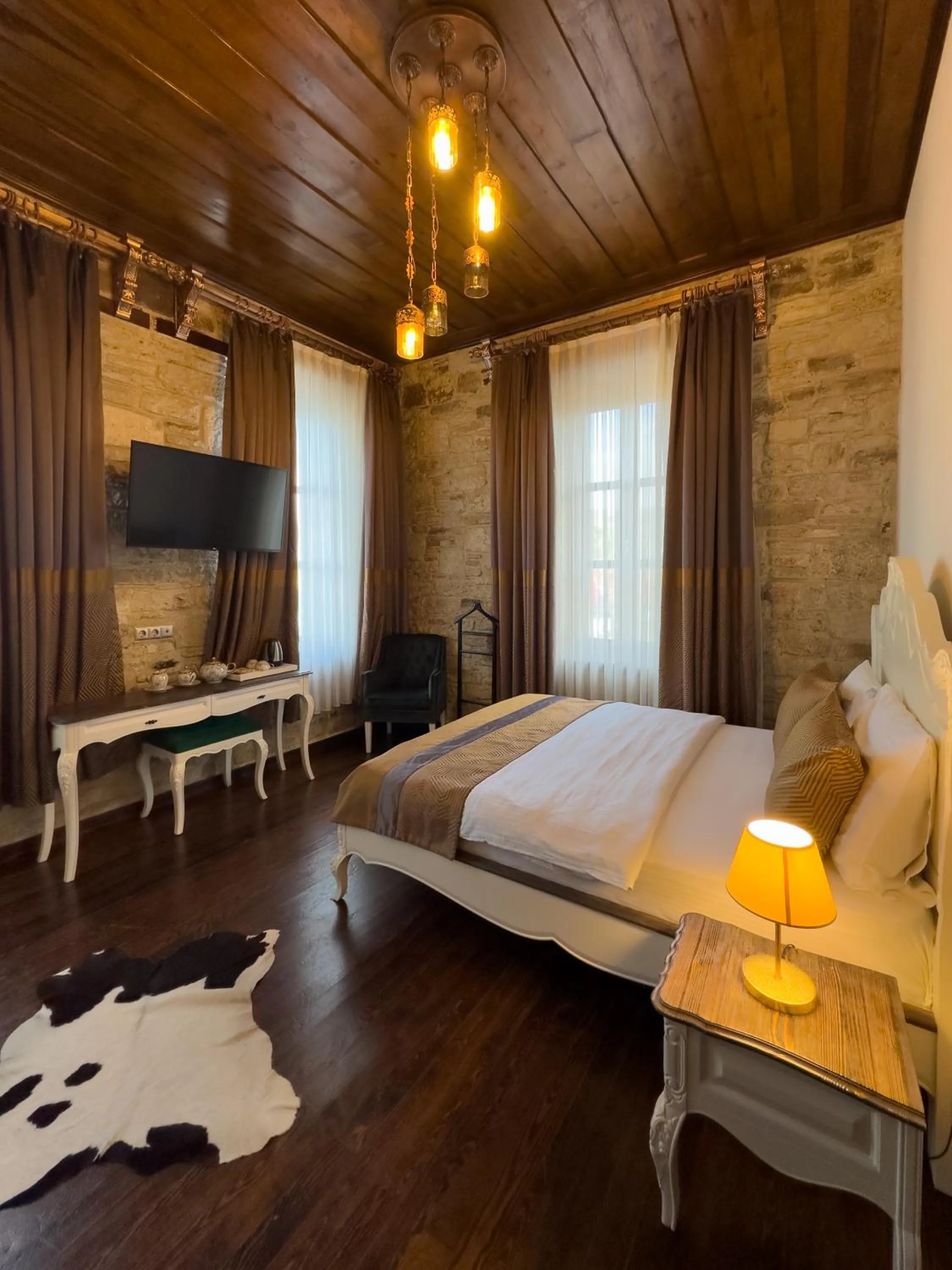 Bed in Marina Foça Hotel