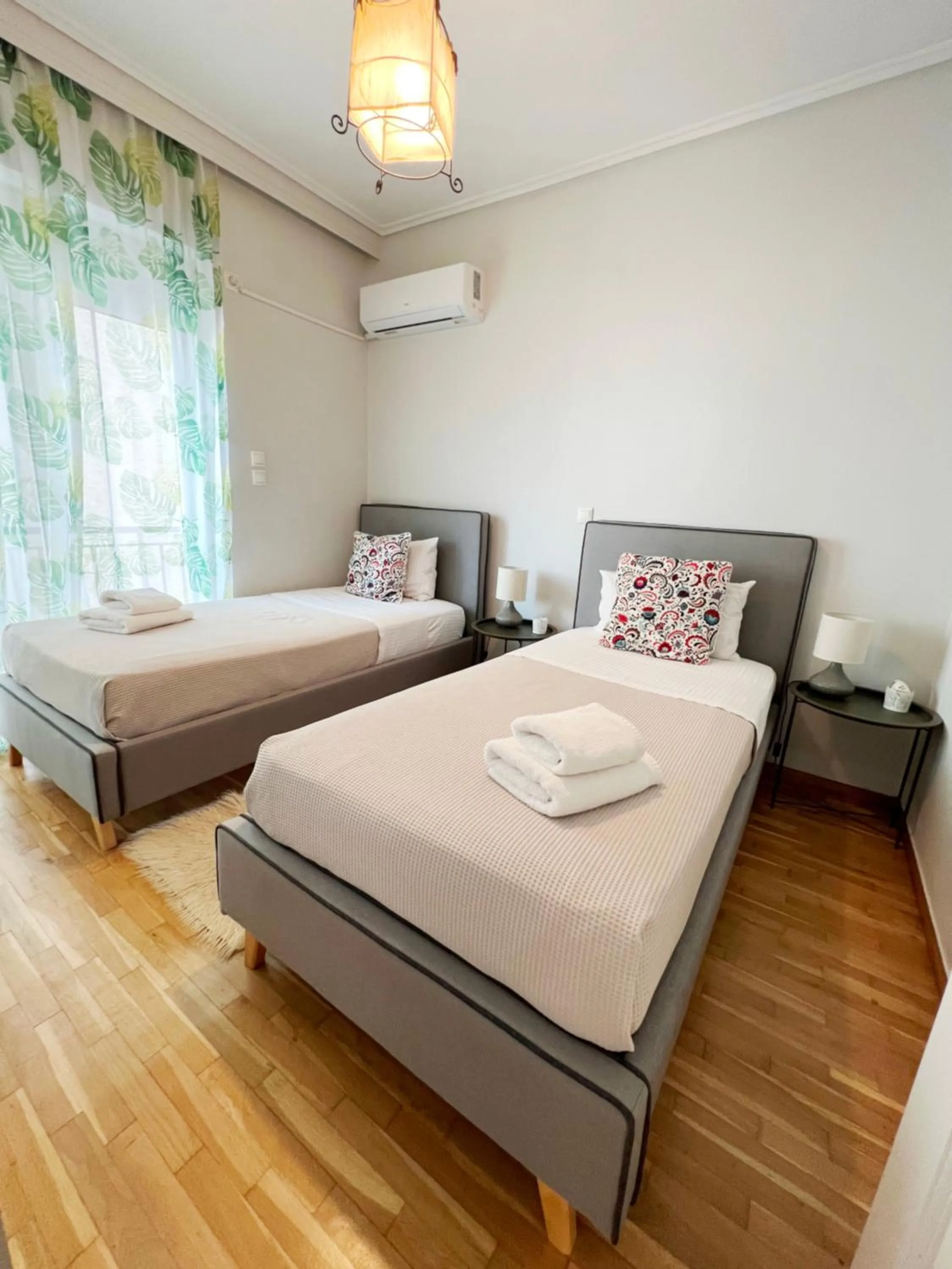 Bedroom, Bed in Peaceful Apartment by Flisvos Marina by Athenian Homes