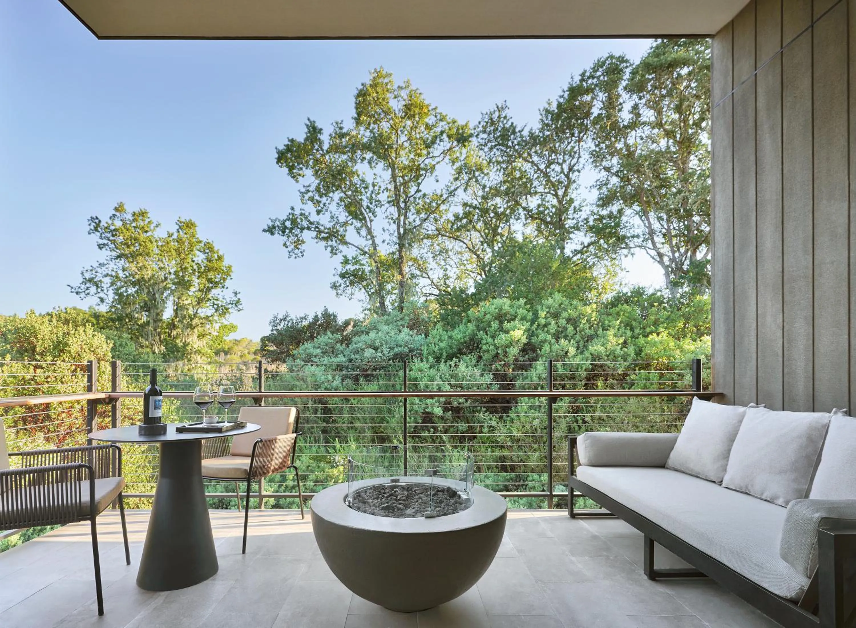 Patio in Montage Healdsburg