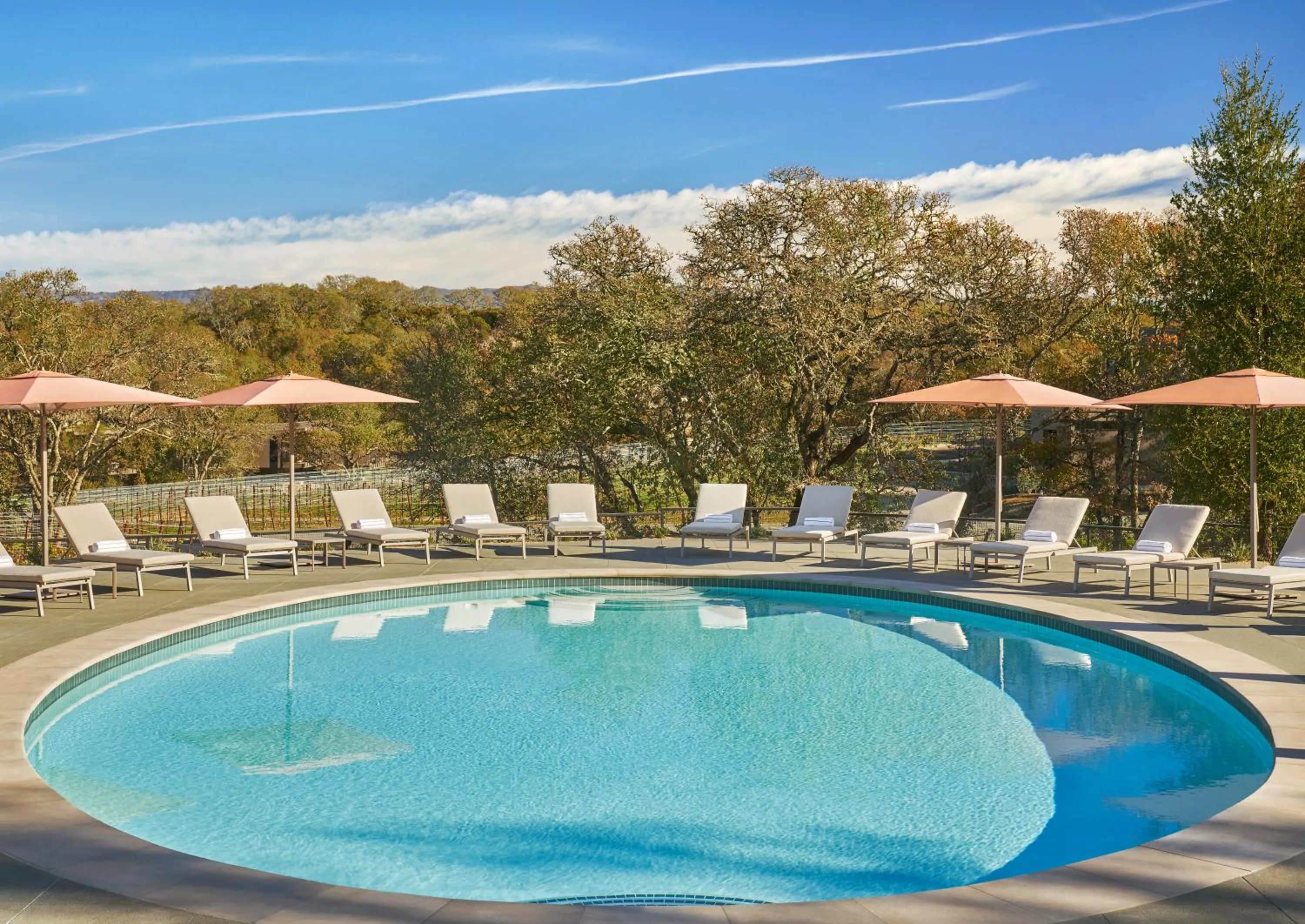 Pool view in Montage Healdsburg