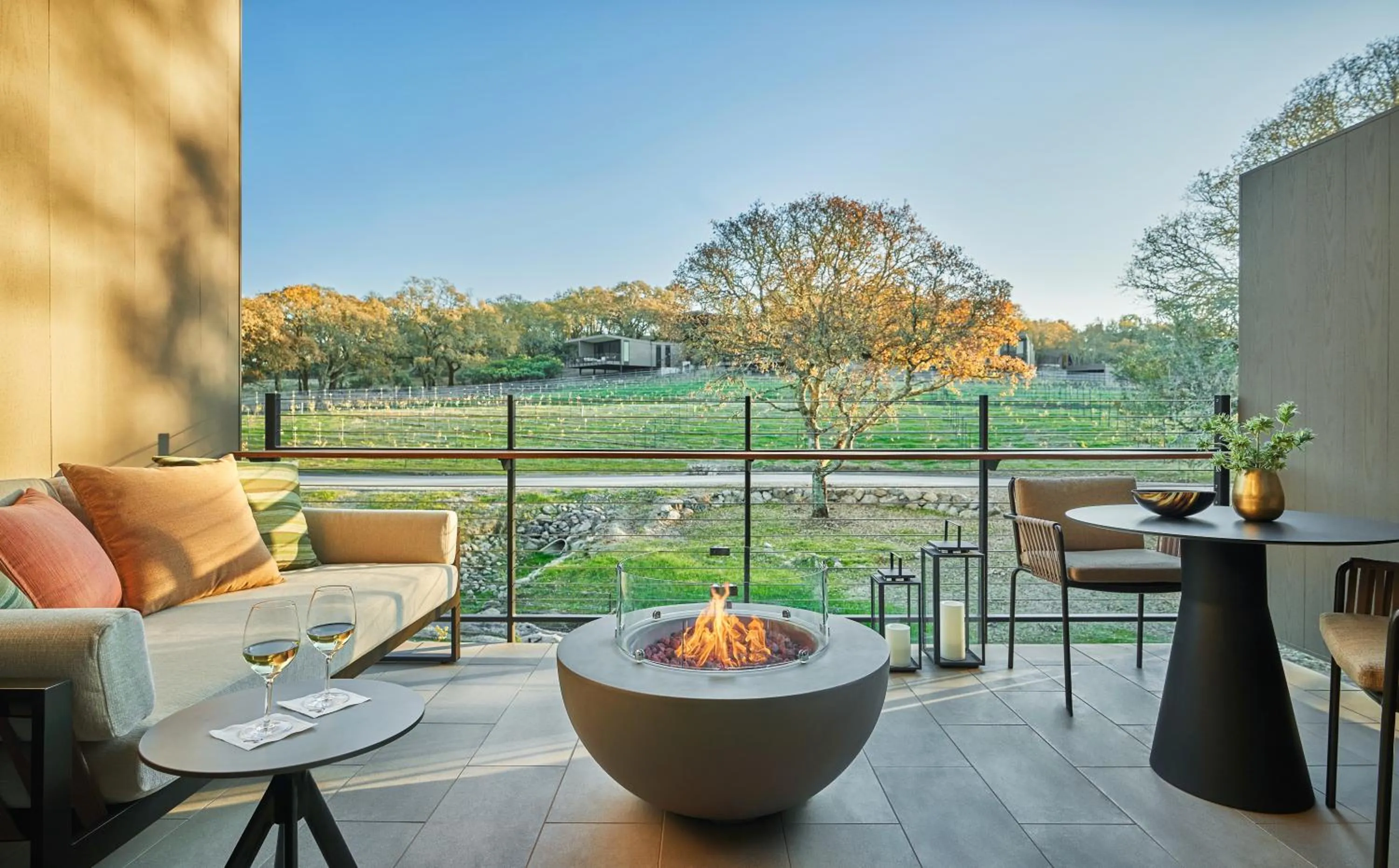 Patio in Montage Healdsburg