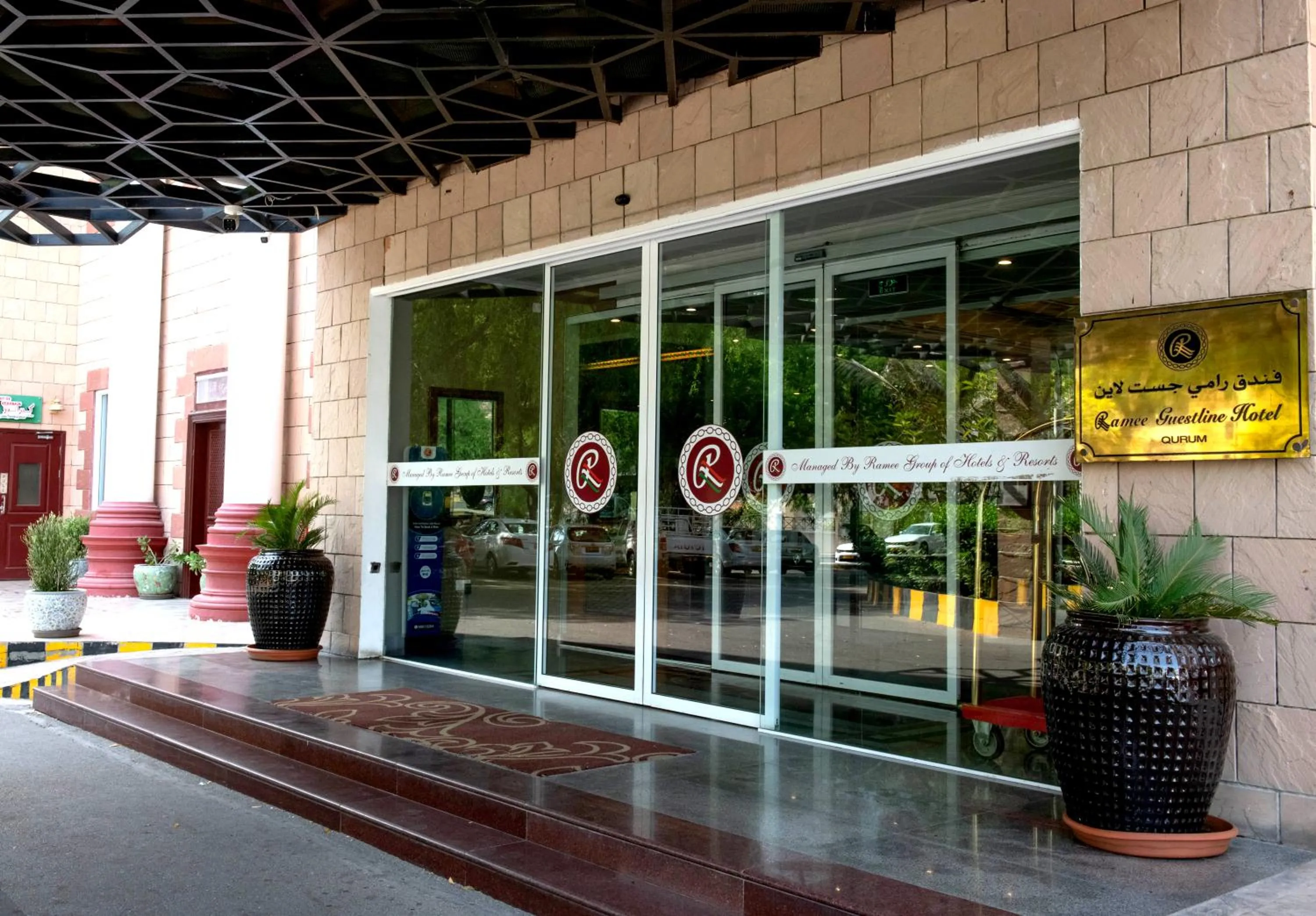 Facade/entrance in Ramee Guestline Hotel