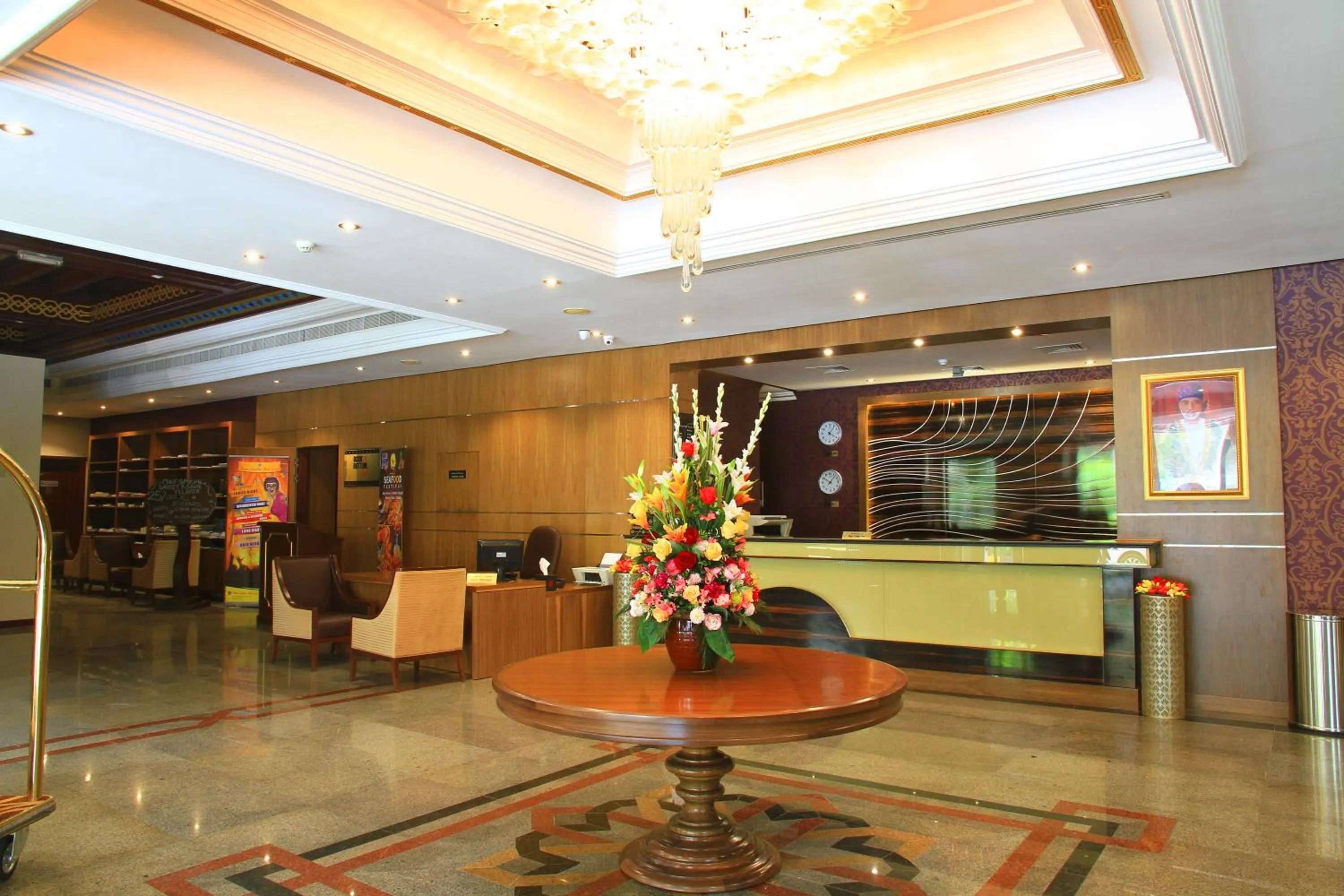 Lobby or reception in Ramee Guestline Hotel