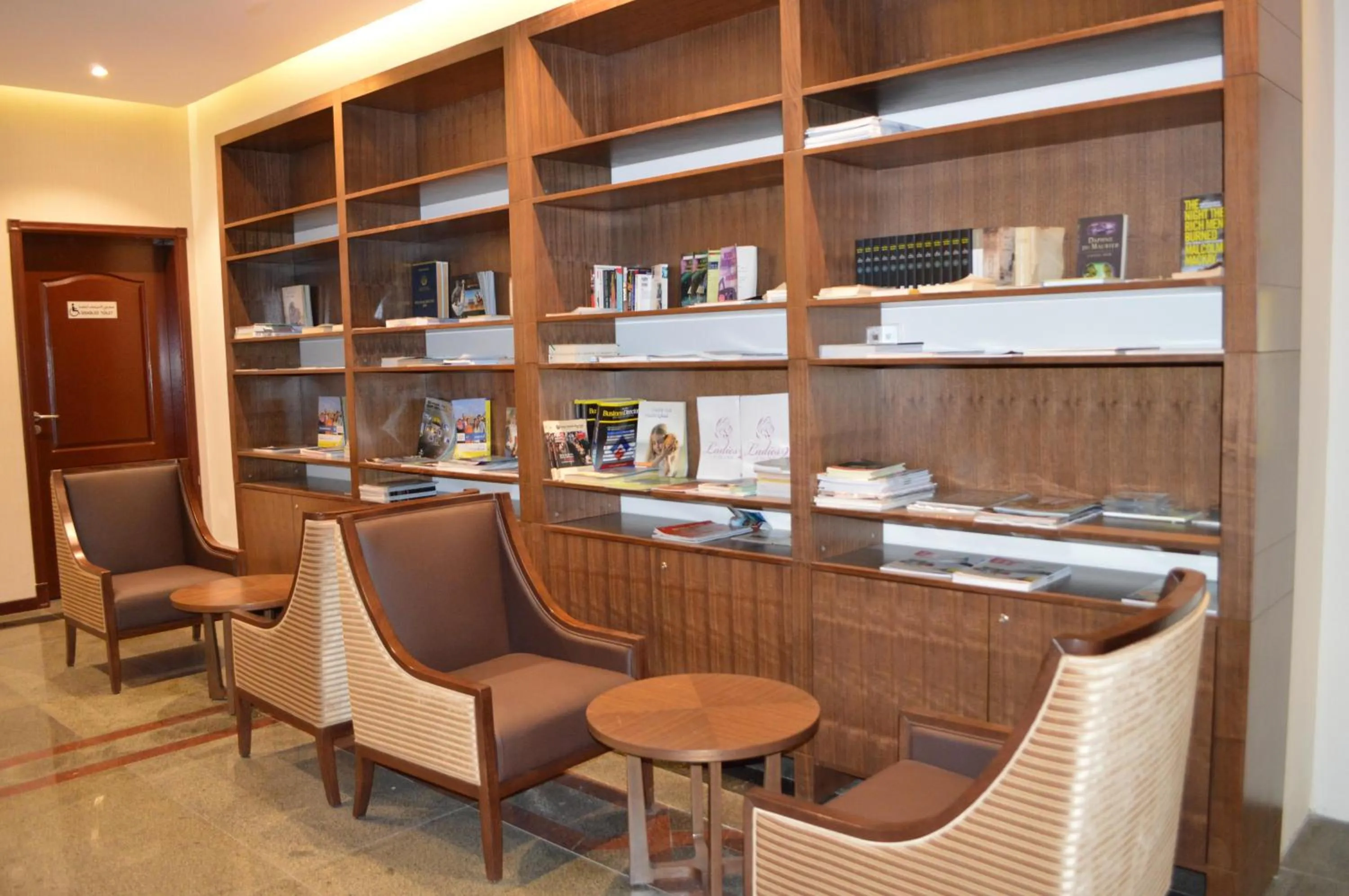 Library in Ramee Guestline Hotel