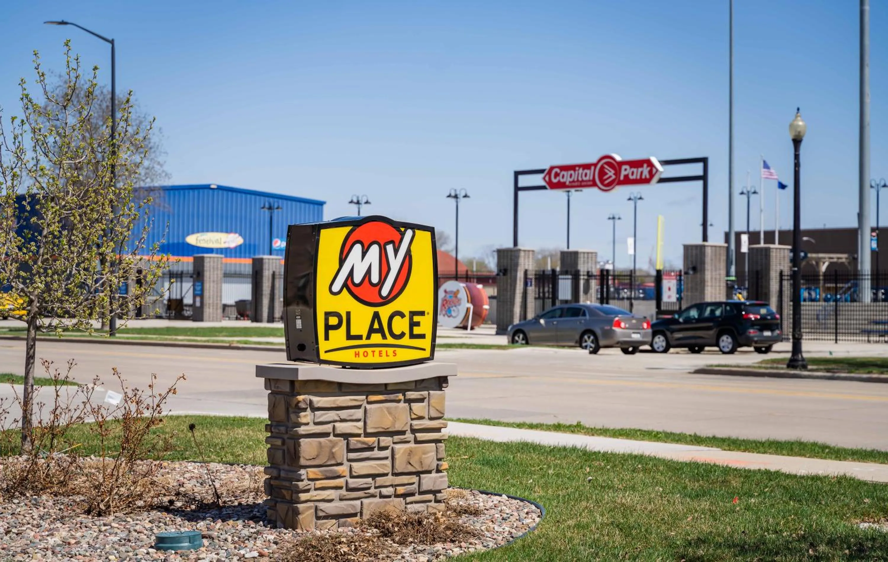 Property logo or sign in My Place Hotel-Green Bay, WI