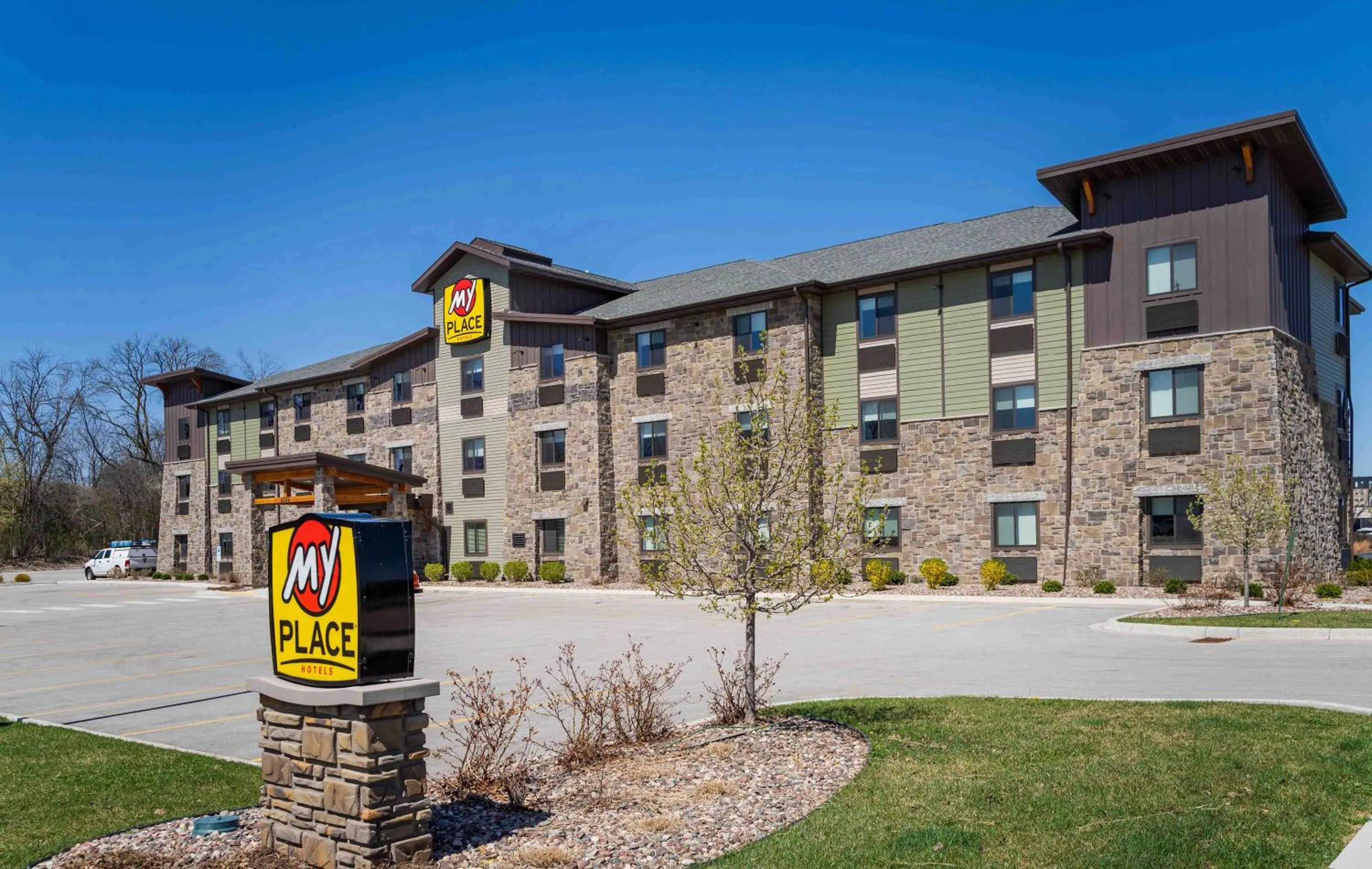 Property building in My Place Hotel-Green Bay, WI