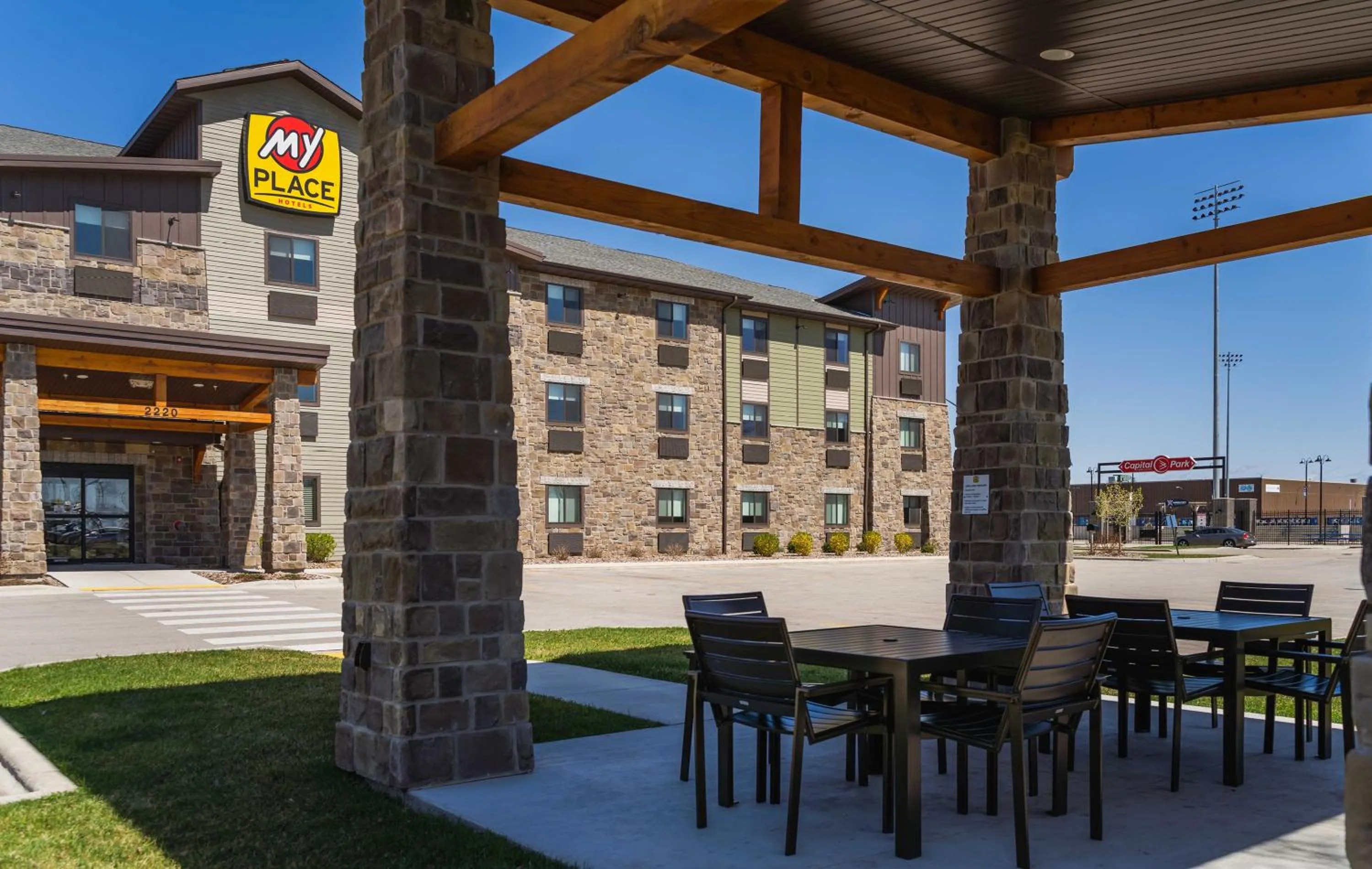 Property building in My Place Hotel-Green Bay, WI