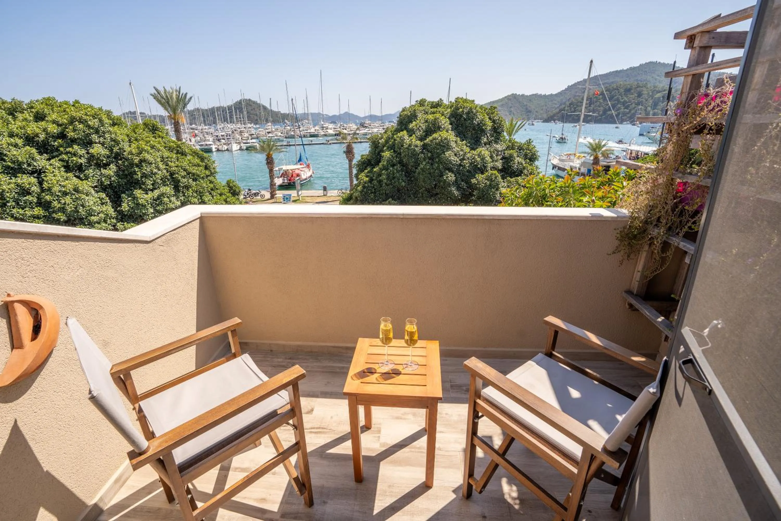 Balcony/Terrace in Resa Hotel Göcek