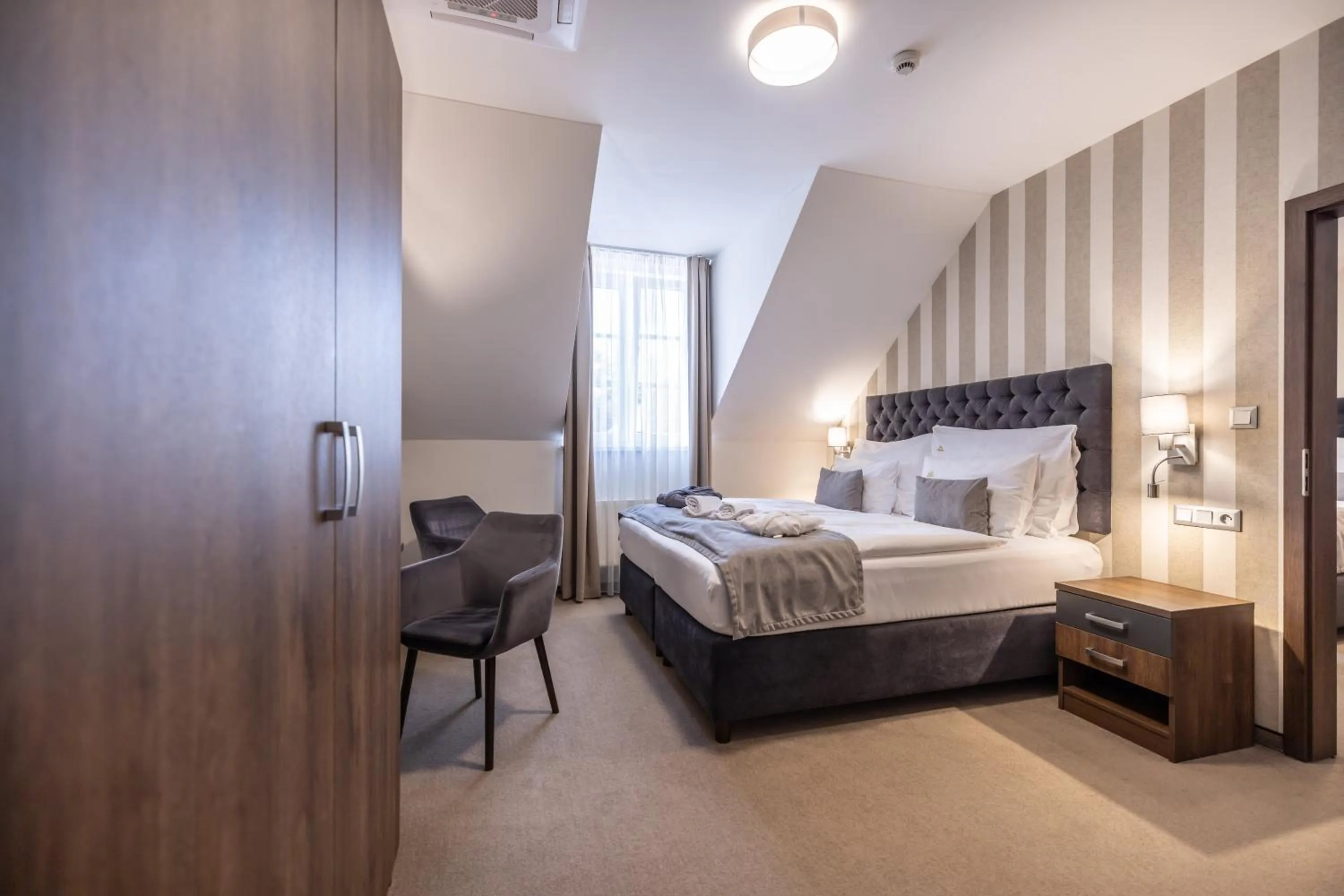 Bedroom, Bed in Wellness Hotel Demänová