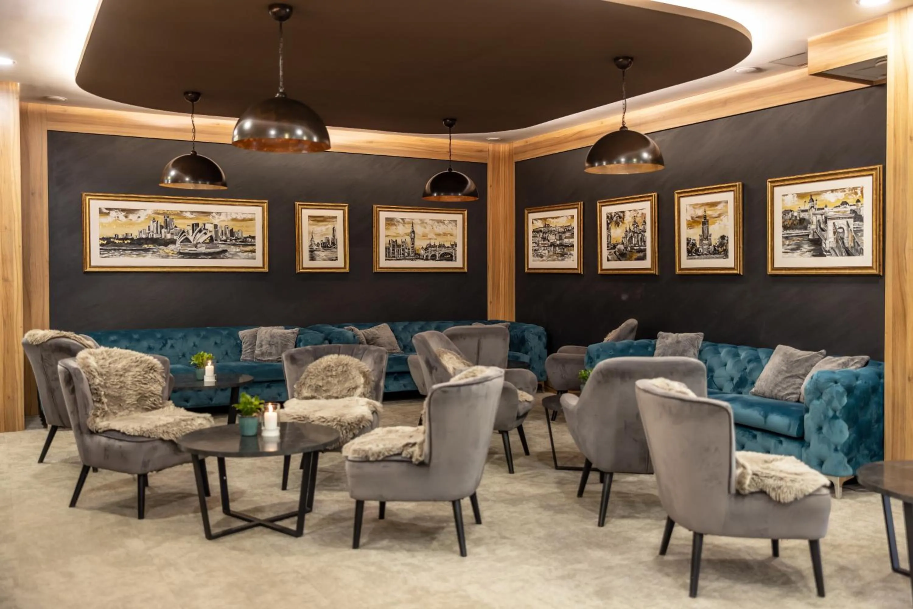 Lobby or reception in Wellness Hotel Demänová