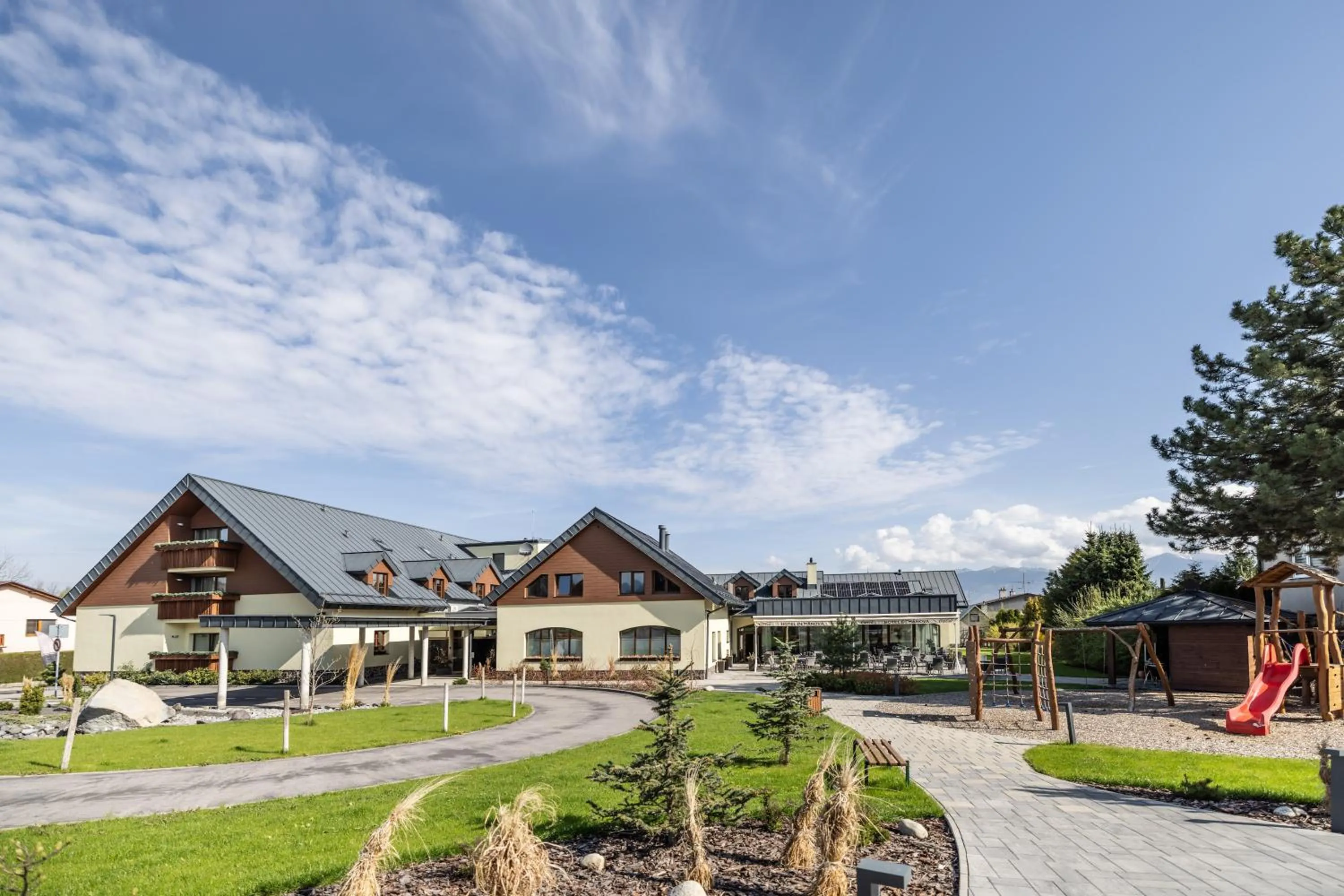 Property building in Wellness Hotel Demänová