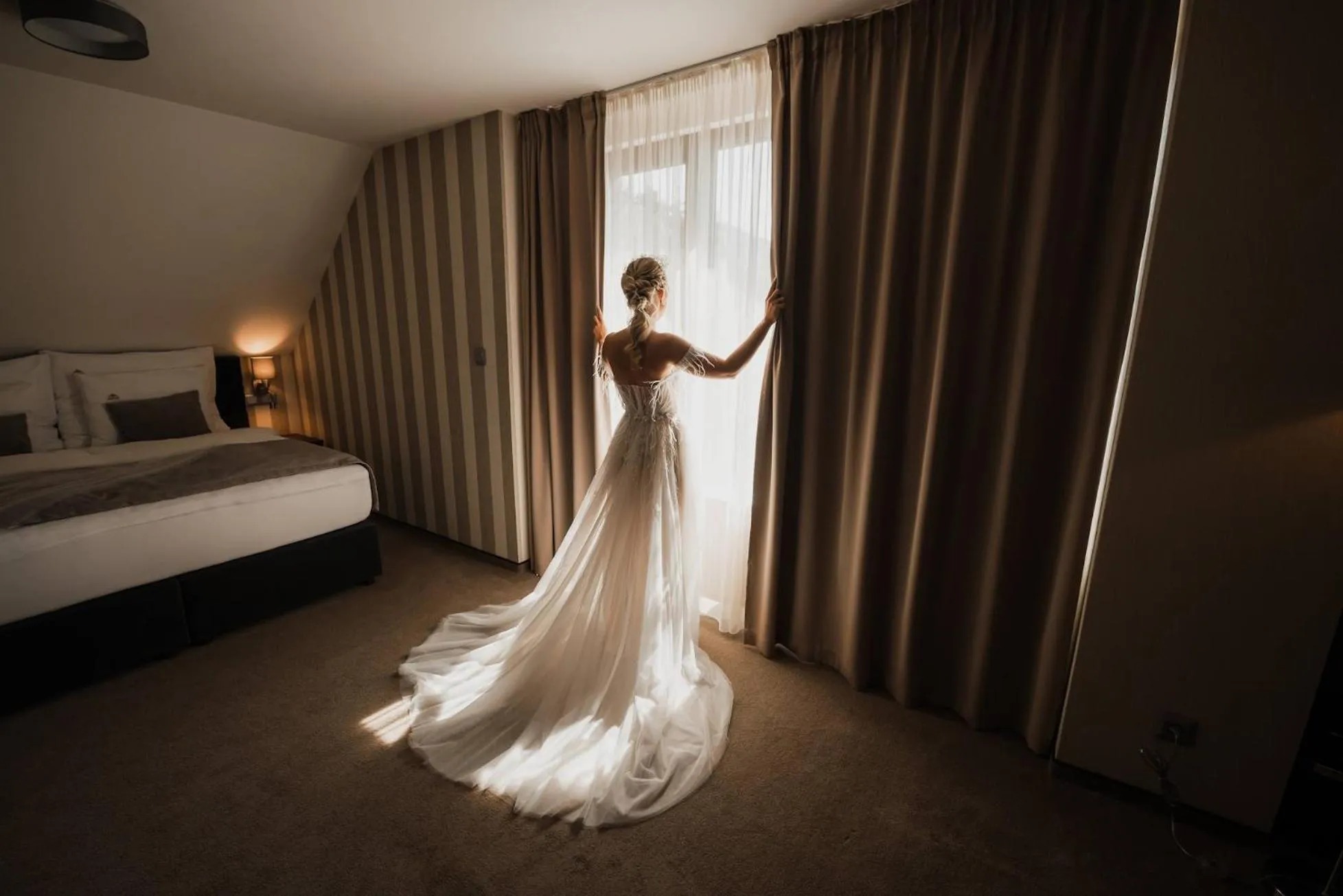 Bed in Wellness Hotel Demänová