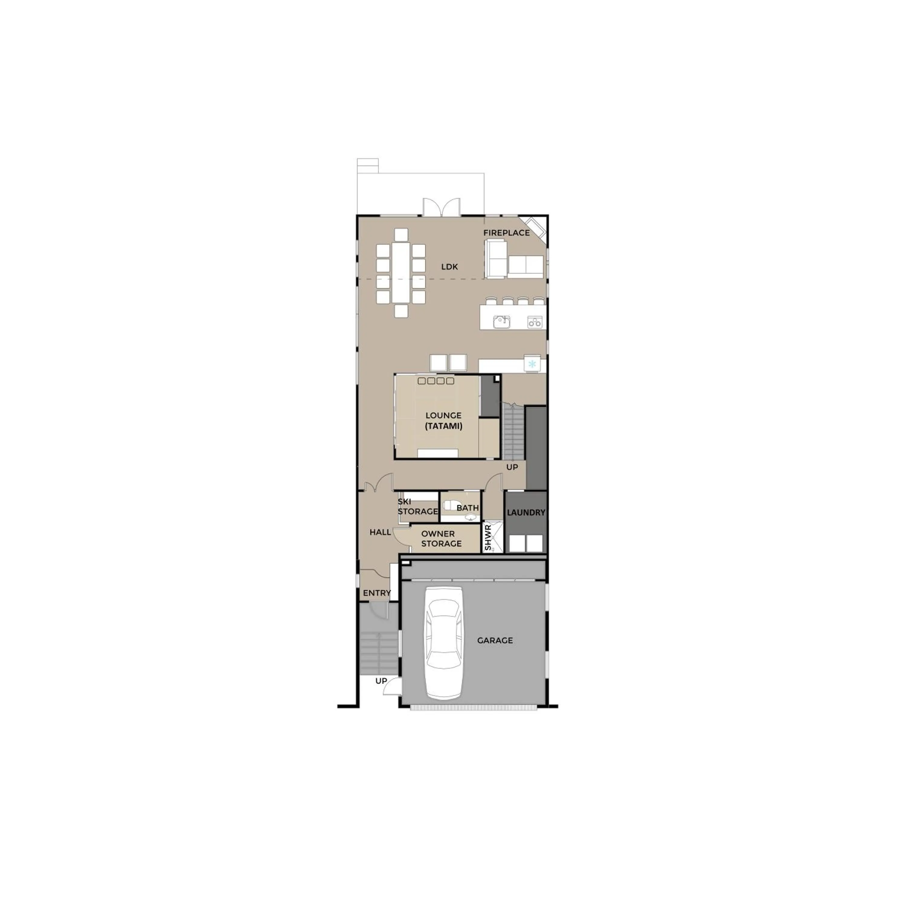 Floor plan in Shochikubai by H2 Life