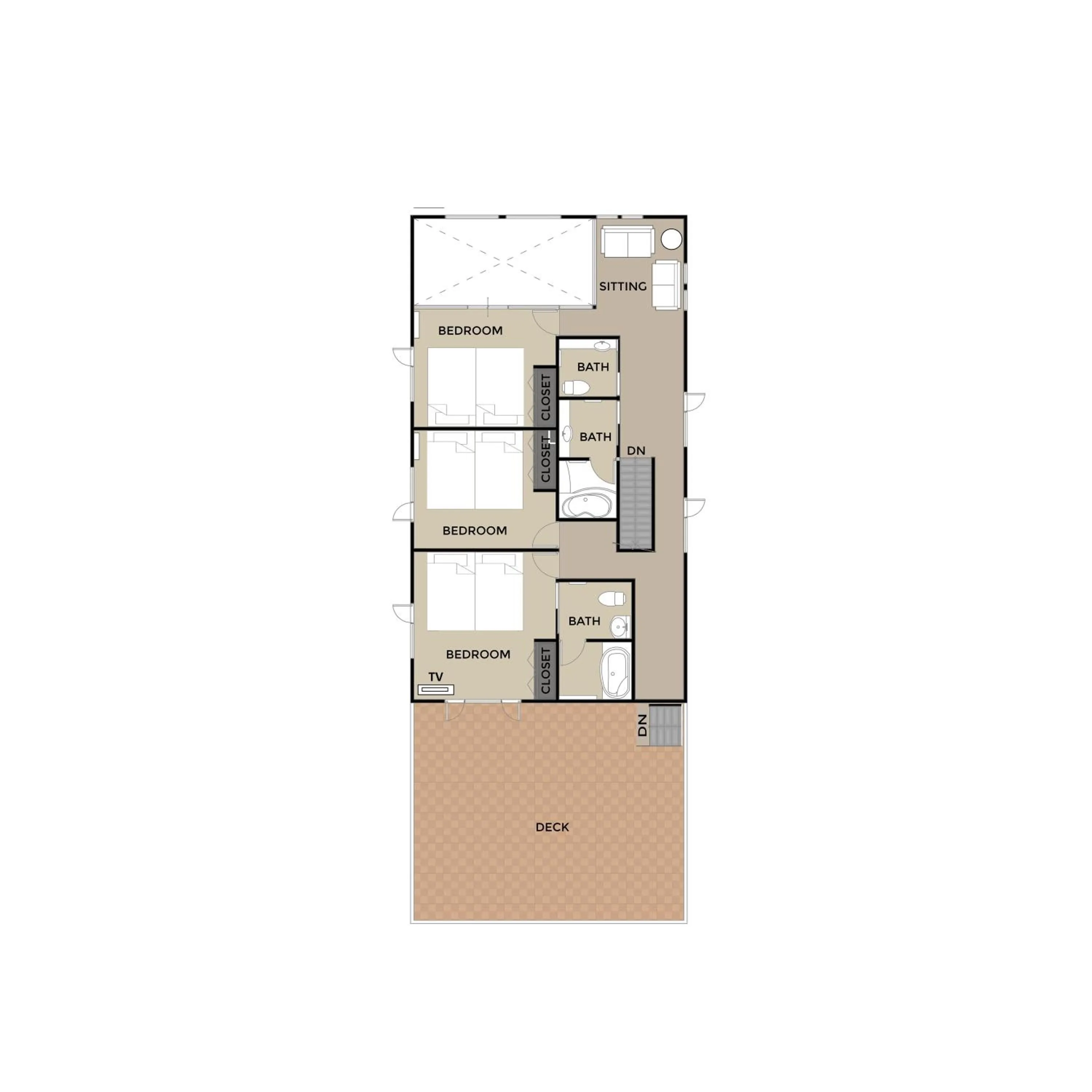 Floor plan in Shochikubai by H2 Life
